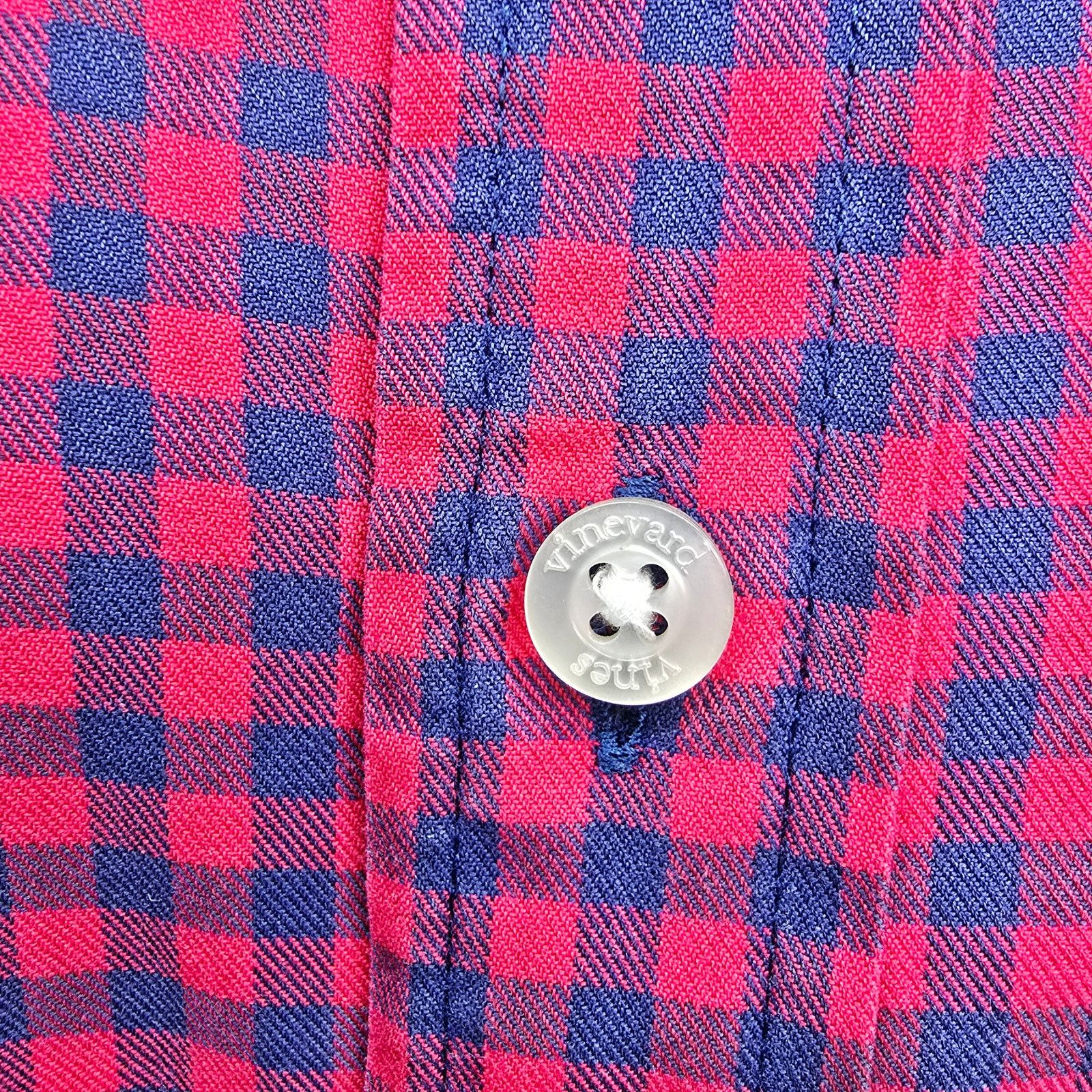 Vineyard Vines Vineyard Vines Bentley Gingham Check Tucker Shirt Classic XL Size US XL / EU 56 / 4 - 5 Thumbnail
