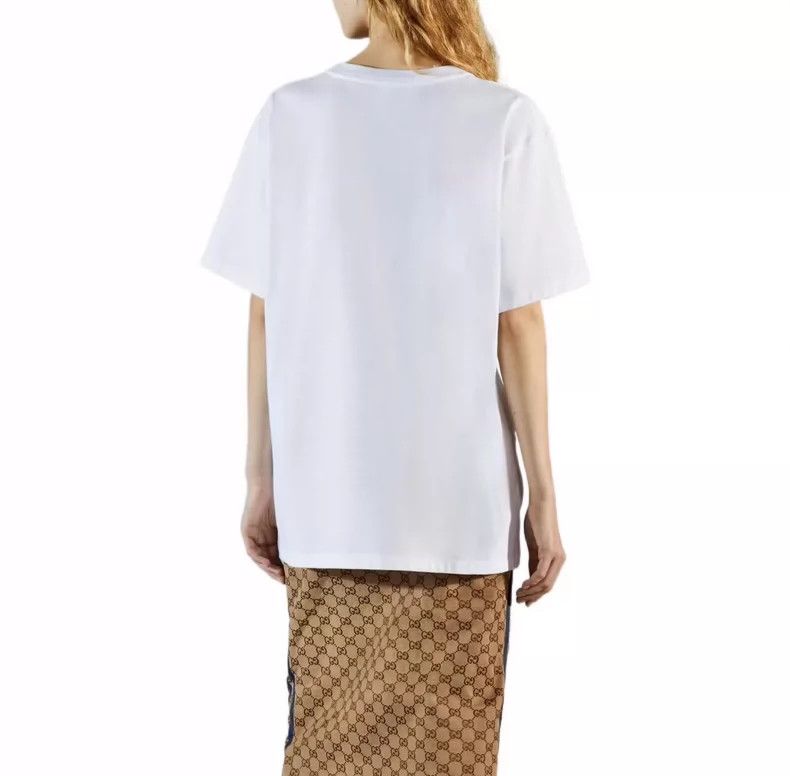 Gucci Gucci Adidas co-branded size M logo pattern printed round-n Size US M / EU 48-50 / 2 - 9 Thumbnail