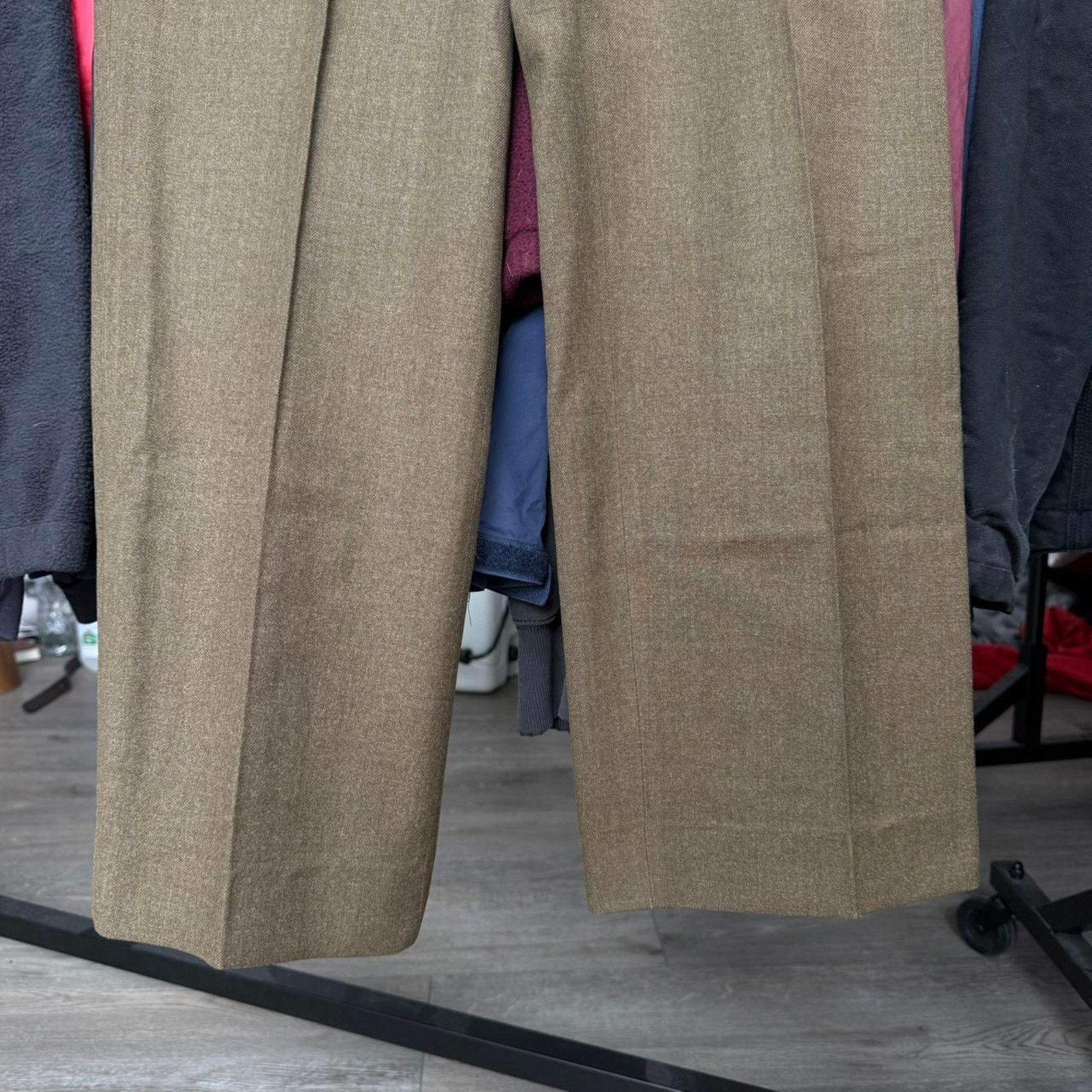Other Vintage WW2 Era Wool Military Pants; Heavy and Baggy Fit Size US 26 / EU 42 - 3 Thumbnail