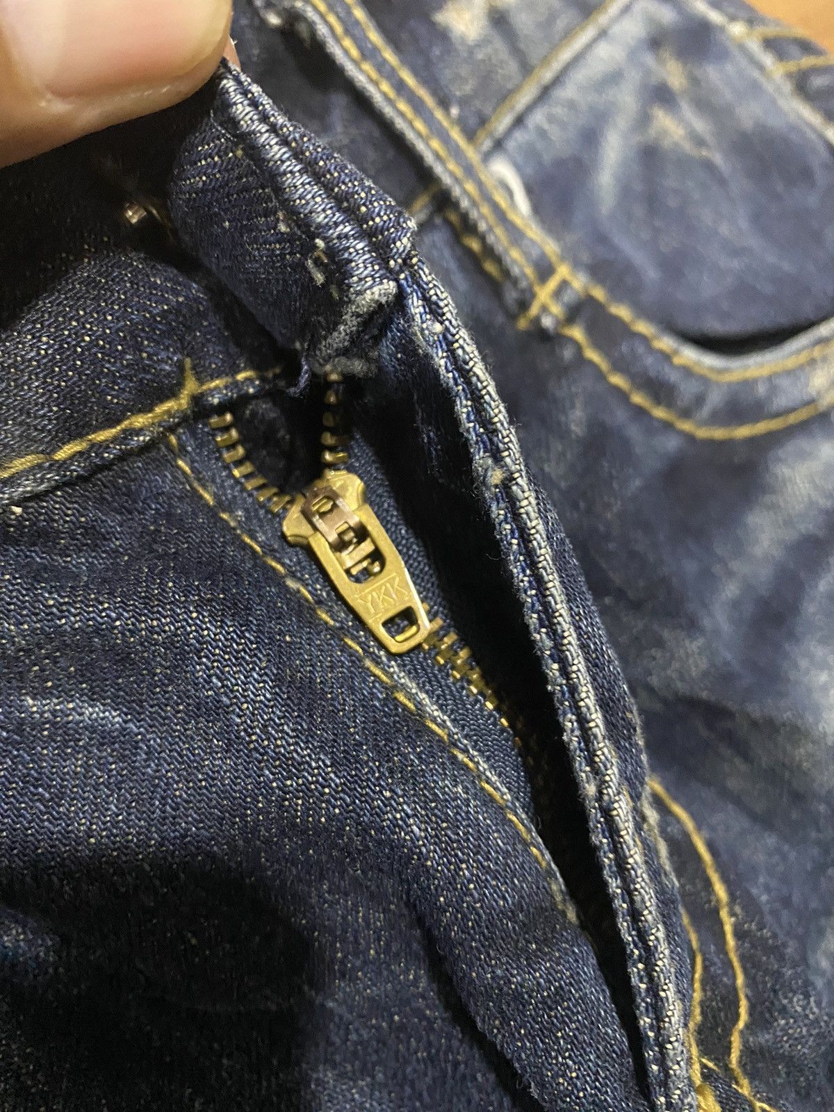 Vintage Vintage Lolita Distress Denim Jeans Size US 32 / EU 48 - 10 Thumbnail