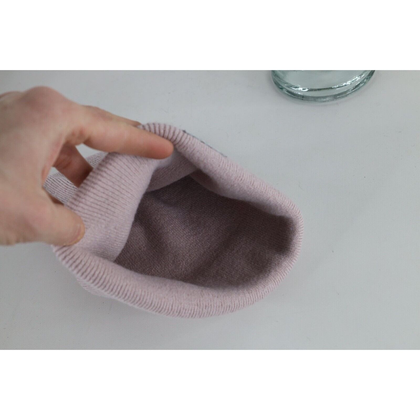 Carhartt × Vintage Vintage Y2K Carhartt Knit Winter Beanie Hat Light Purple Size ONE SIZE - 6 Thumbnail