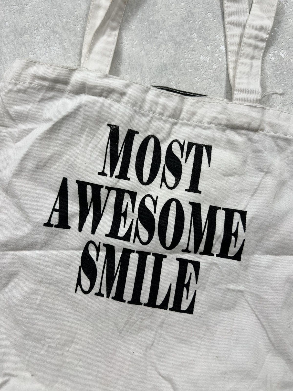 Hysteric Glamour HYSTERIC GLAMOUR MINI MOST AWESOME SMILE RARE Y2K TOTE BAG Size ONE SIZE - 6 Thumbnail