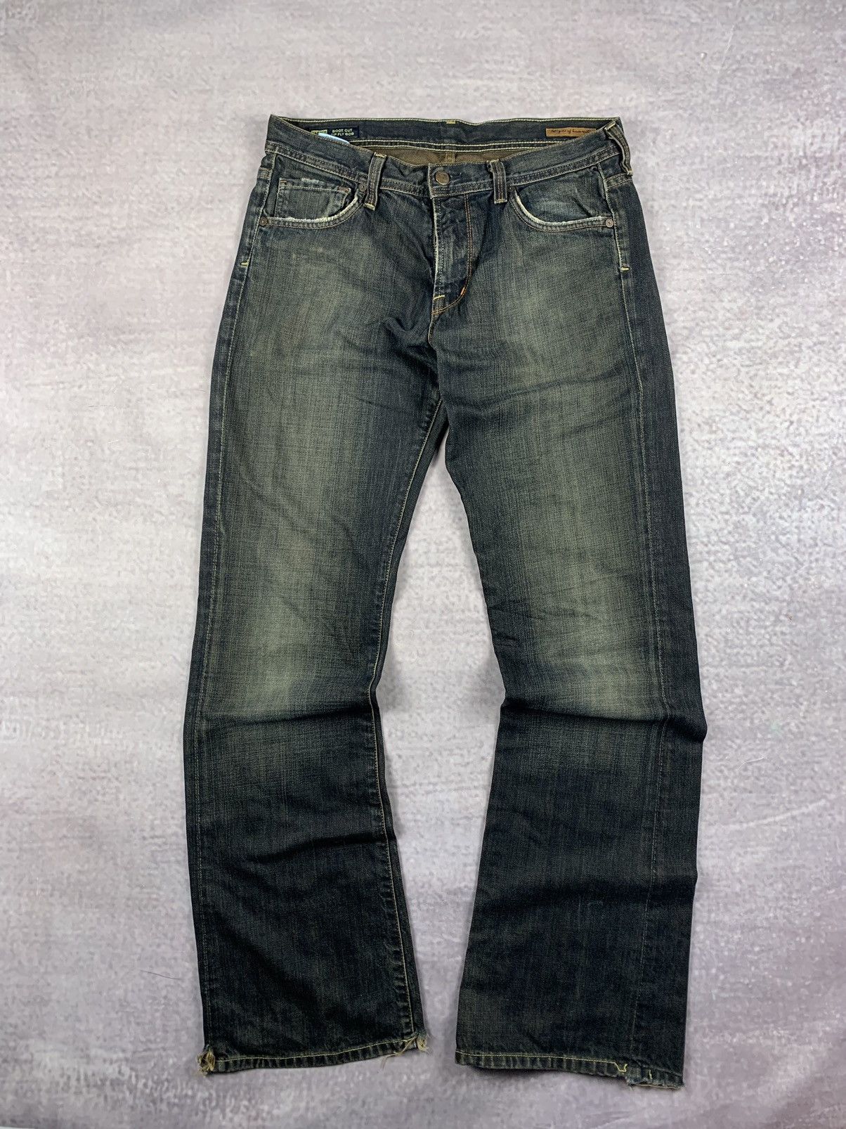 パンツ Bootcut flare jeans opium Jean × Streetwear Opium Cargo Flared Stack Jeans, Wide Leg