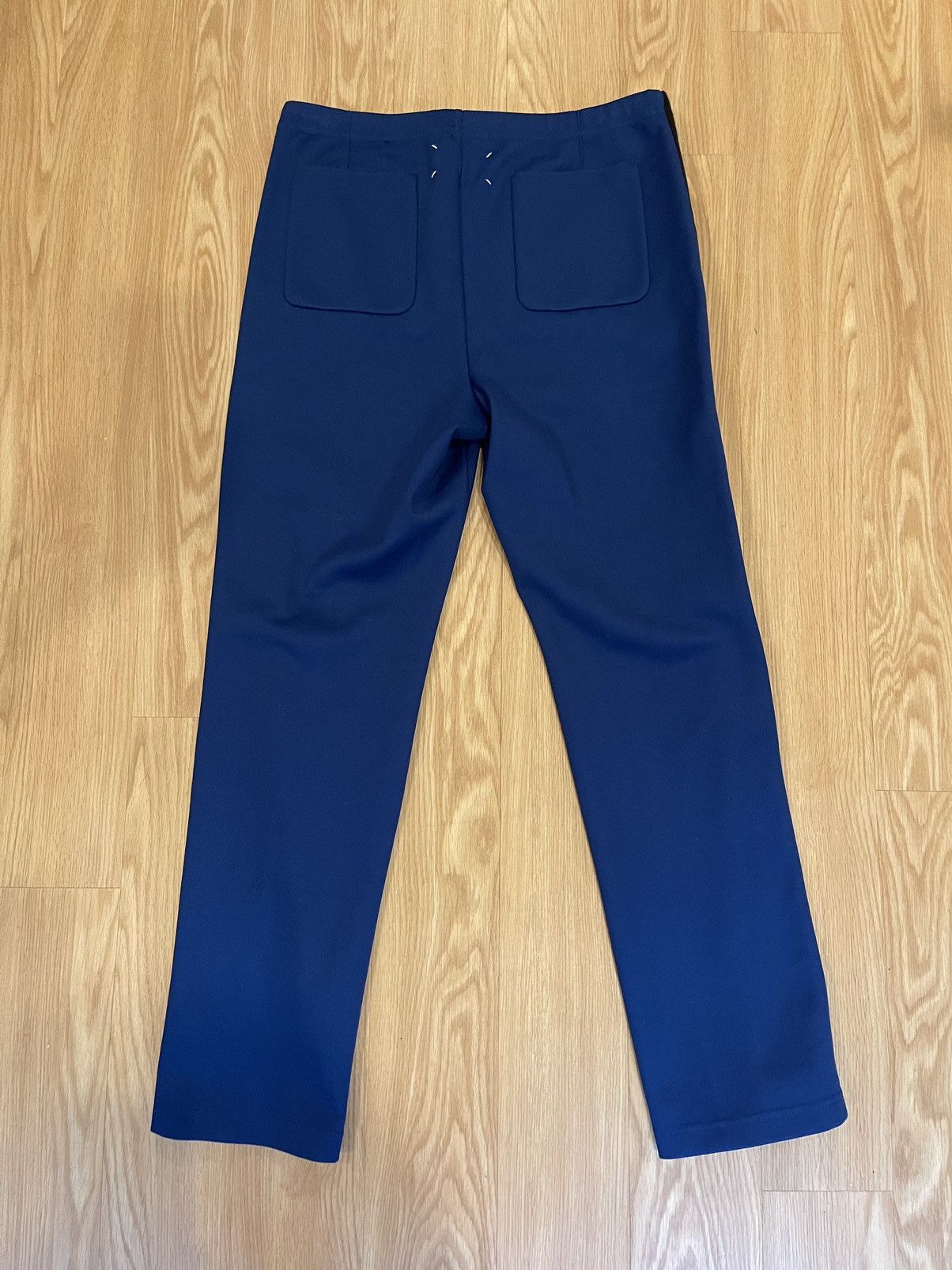 Maison Margiela Maison Margiela Blue Tuxedo Track Pants Size US 32 / EU 48 - 2 Thumbnail