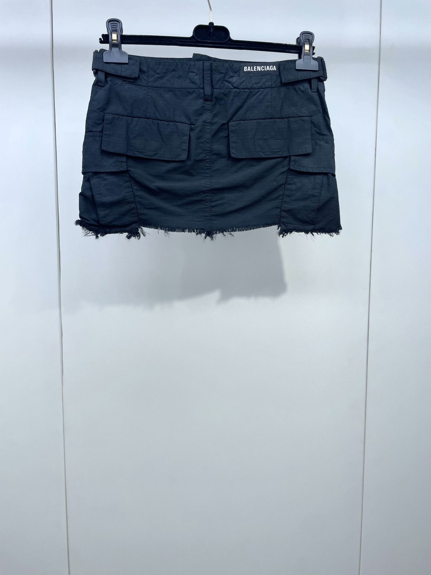 Balenciaga Balenciaga Frayed Mini Skirt Size 34" / US 12 / IT 48 - 1 Thumbnail
