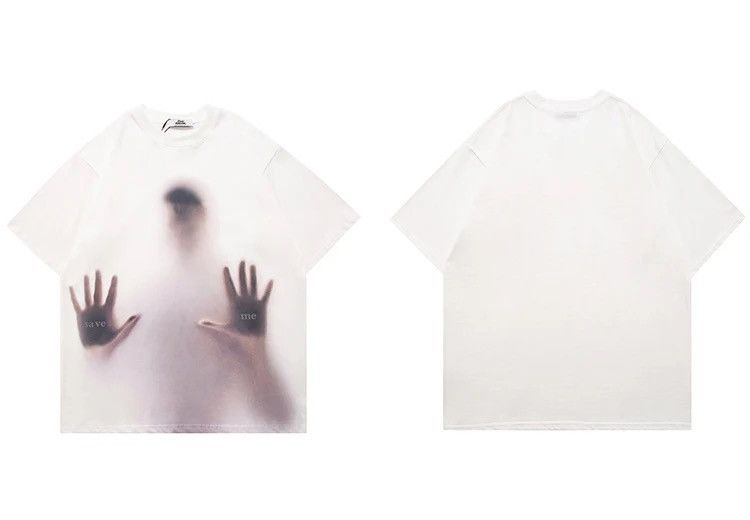 Japanese Brand Shadow Graphic Harajuku T-Shirt Size US L / EU 52-54 / 3 - 2 Thumbnail