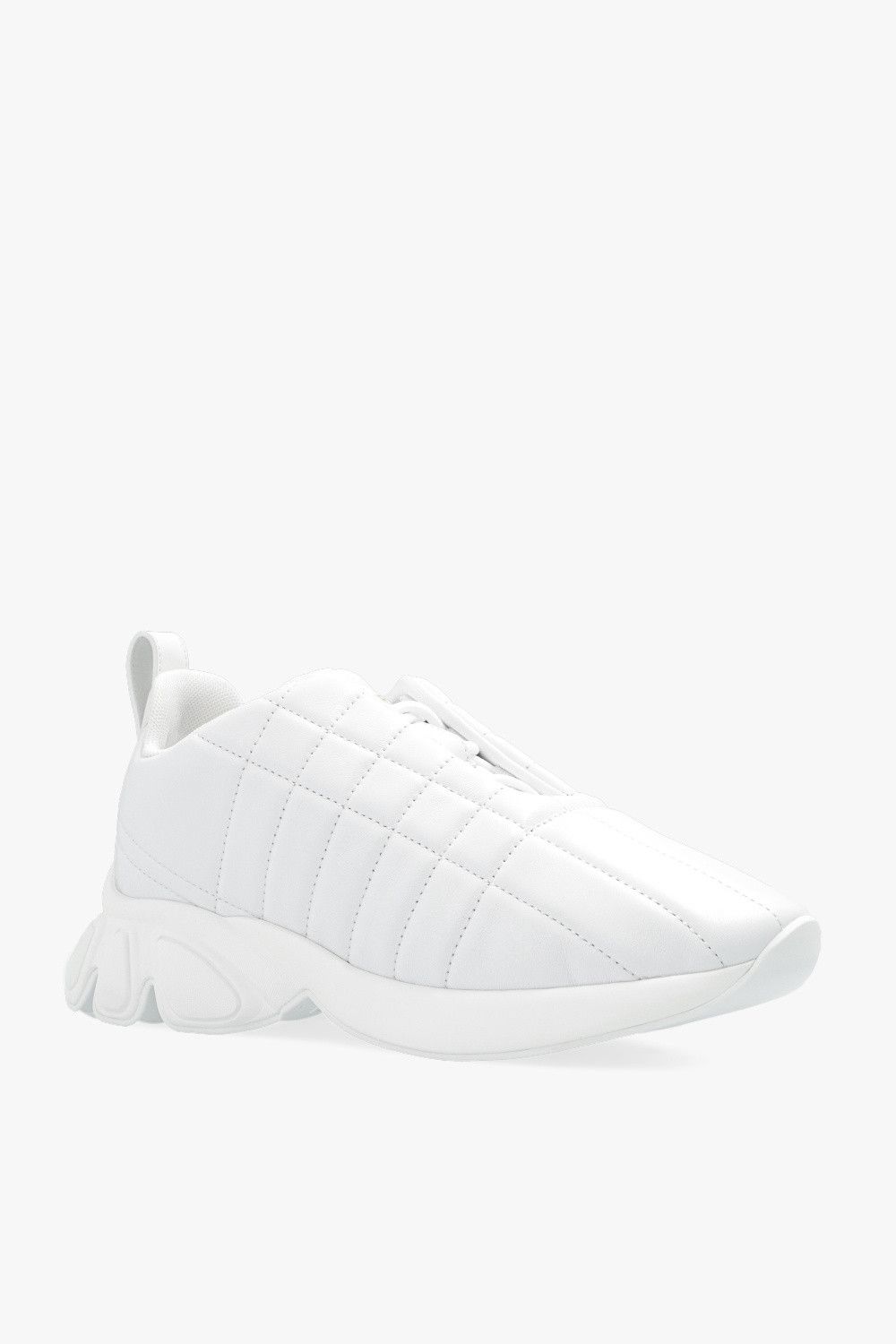 Burberry o1w1db10824 Calf Leather Sneakers in White Size US 9 / EU 42 - 4 Thumbnail
