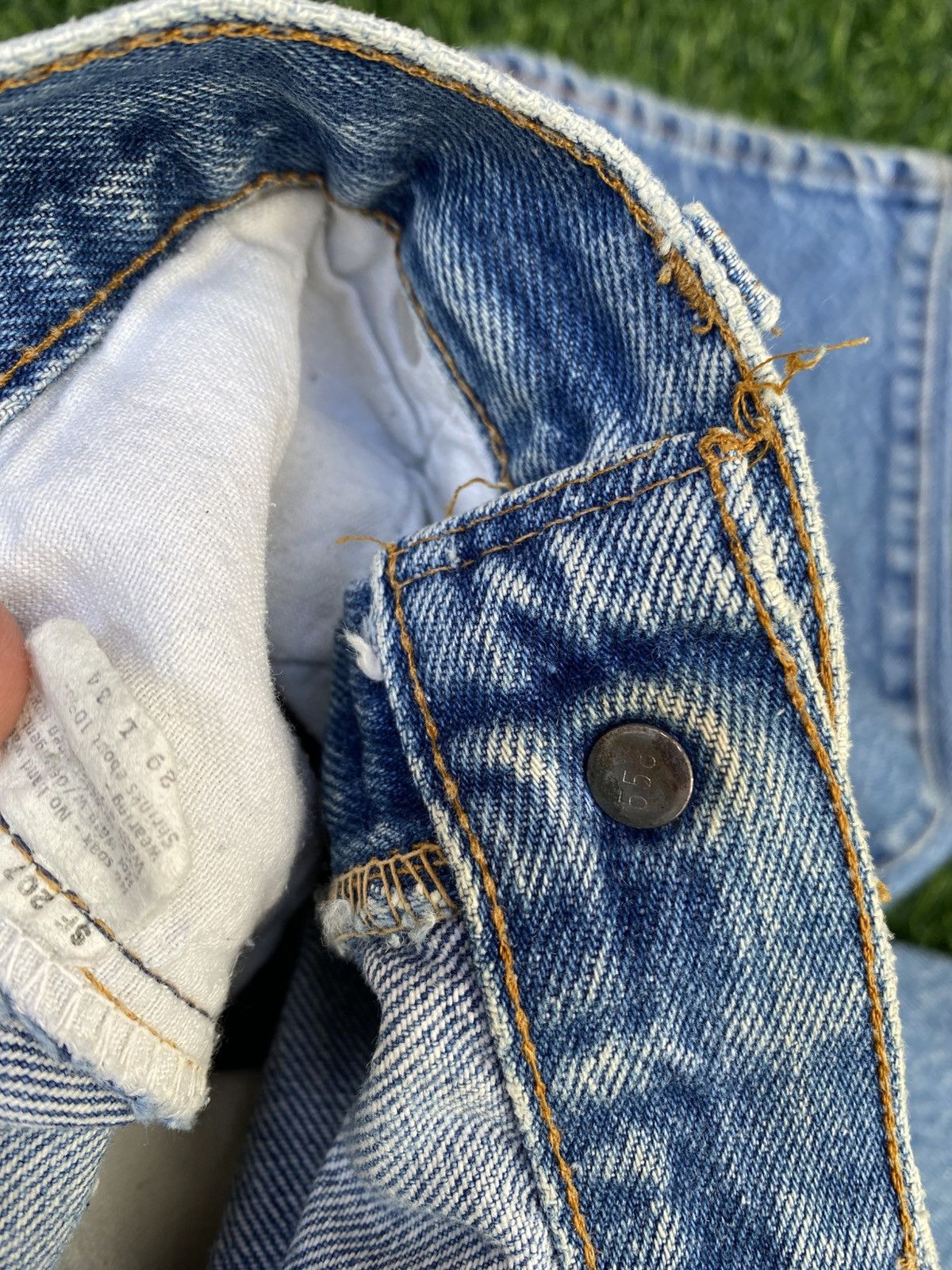Levi's Vintage Clothing W28x30.5 Vintage levis 501 made in USA 80s Size 28" / US 6 / IT 42 - 7 Thumbnail