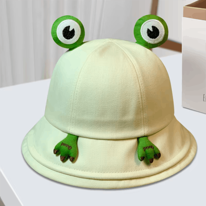 Other Funny frog Fishing Hunting Cap Bucket Hat Size ONE SIZE - 3 Thumbnail