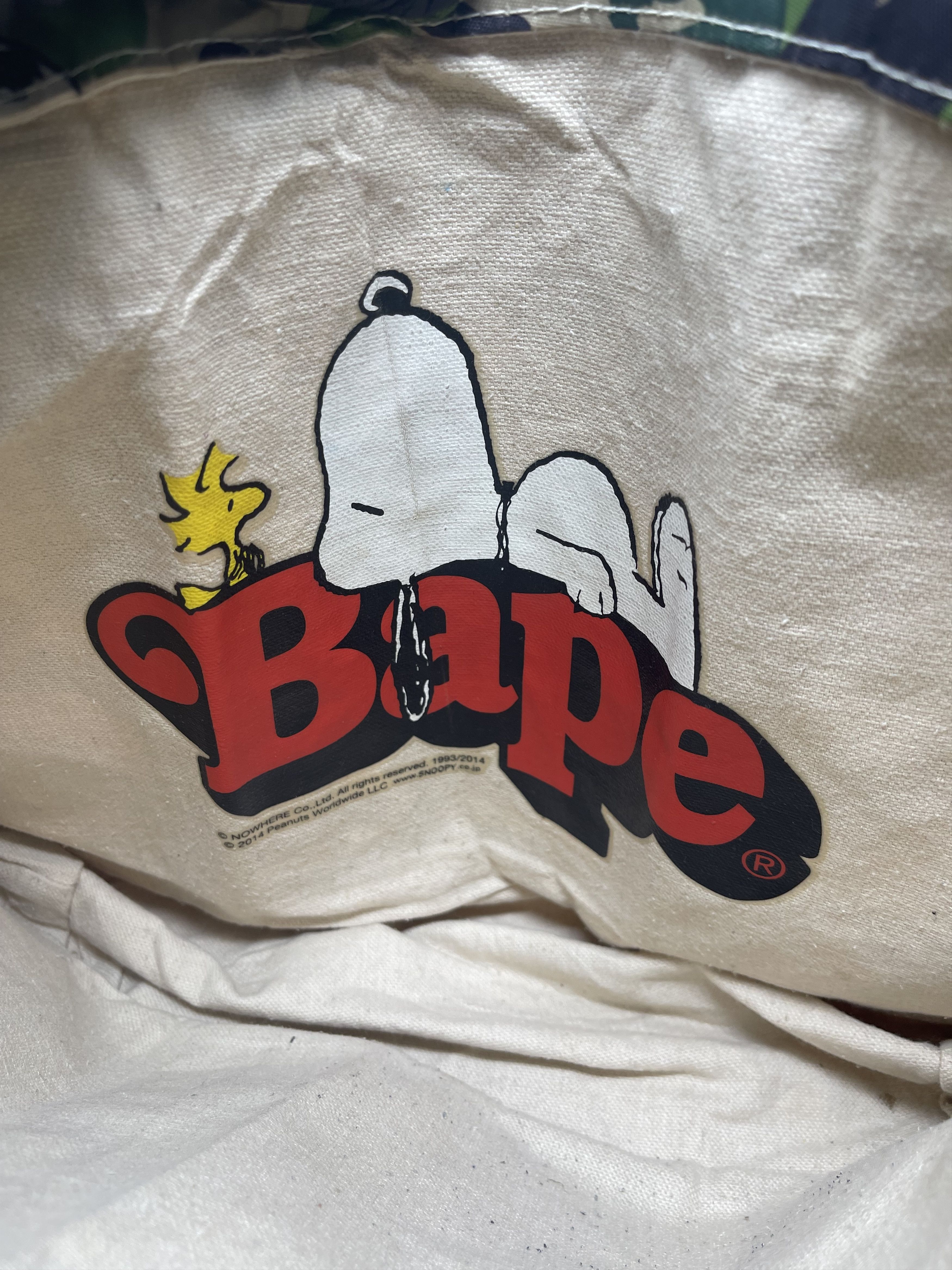 Bape × Peanuts Bape X Peanuts Snoopy Tote Bag Size ONE SIZE - 4 Thumbnail