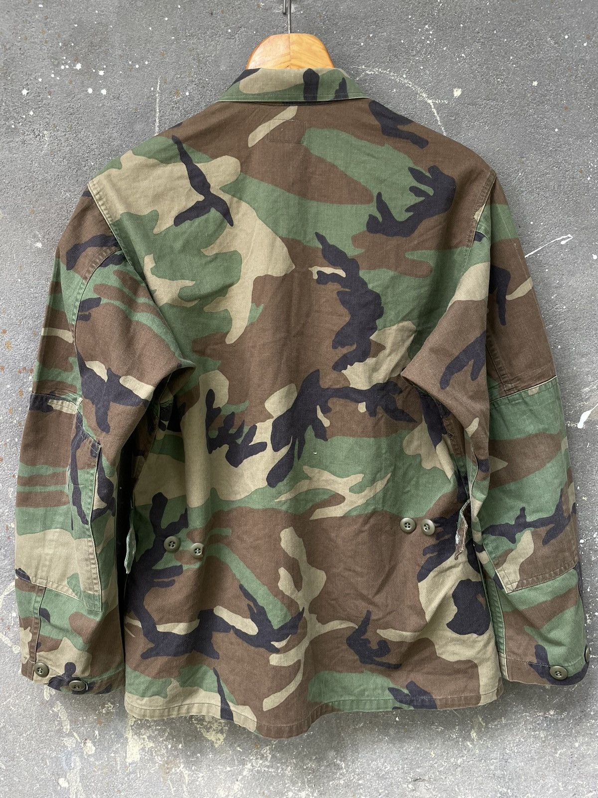 Vintage Vintage US Army 90’s Military Jacket Woodland Camo RARE Size US M / EU 48-50 / 2 - 6 Thumbnail