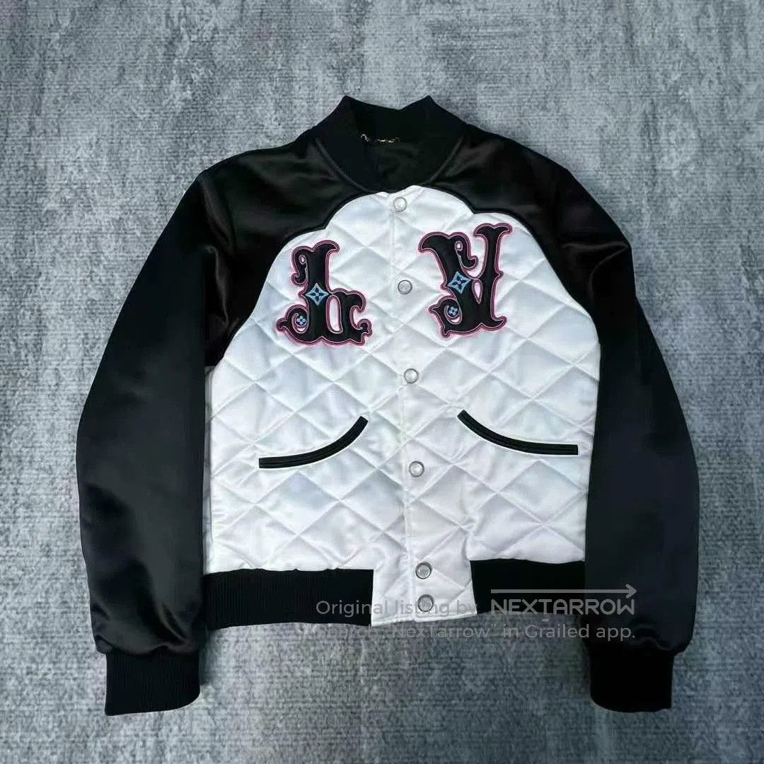 Louis Vuitton louis vuitton black and white baseball jacket. Size US M / EU 48-50 / 2 - 1 Thumbnail
