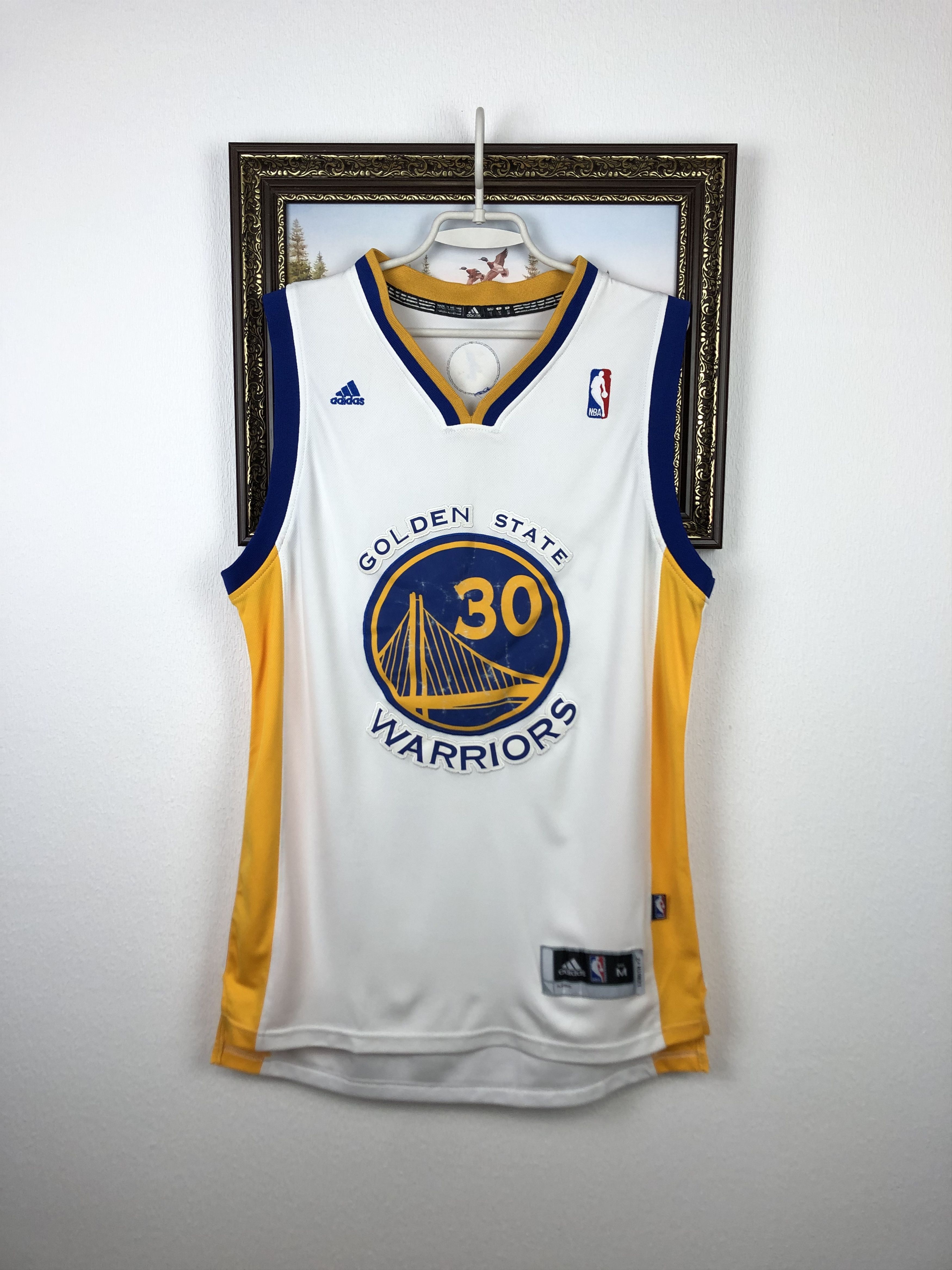 Adidas Golden State Warriors NBA #30 Curry Jersey Mens Tee Size US M / EU 48-50 / 2 - 1 Thumbnail