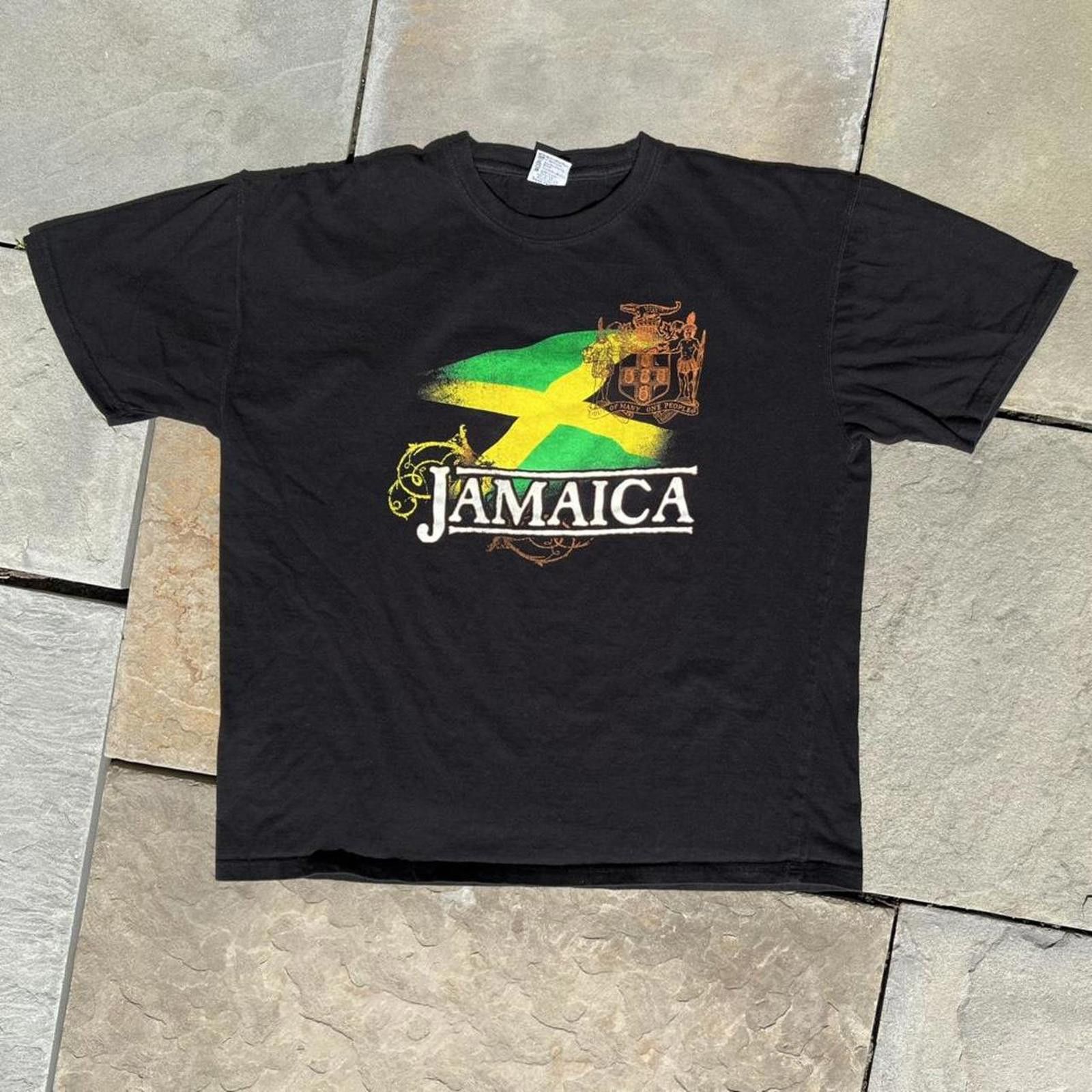 Vintage Vintage Y2K Jamaica Black T-shirt Size US XL / EU 56 / 4 - 1 Thumbnail