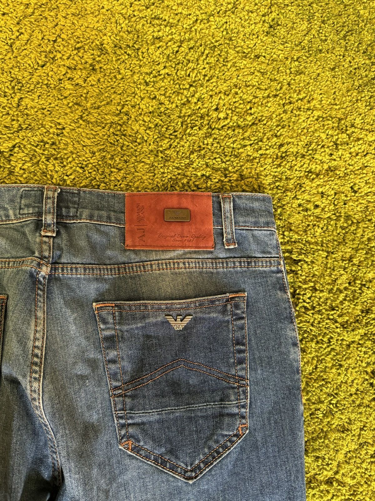 Armani × Giorgio Armani × Vintage Armani Jeans Y2K vintage jeans denim pants Size US 36 / EU 52 - 12 Thumbnail