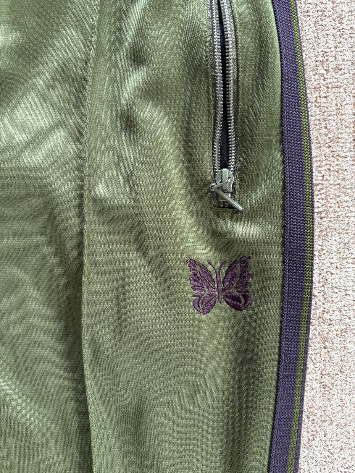 Needles Needles Poly Smooth Boot-Cut Track Pants Size US 30 / EU 46 - 2 Thumbnail