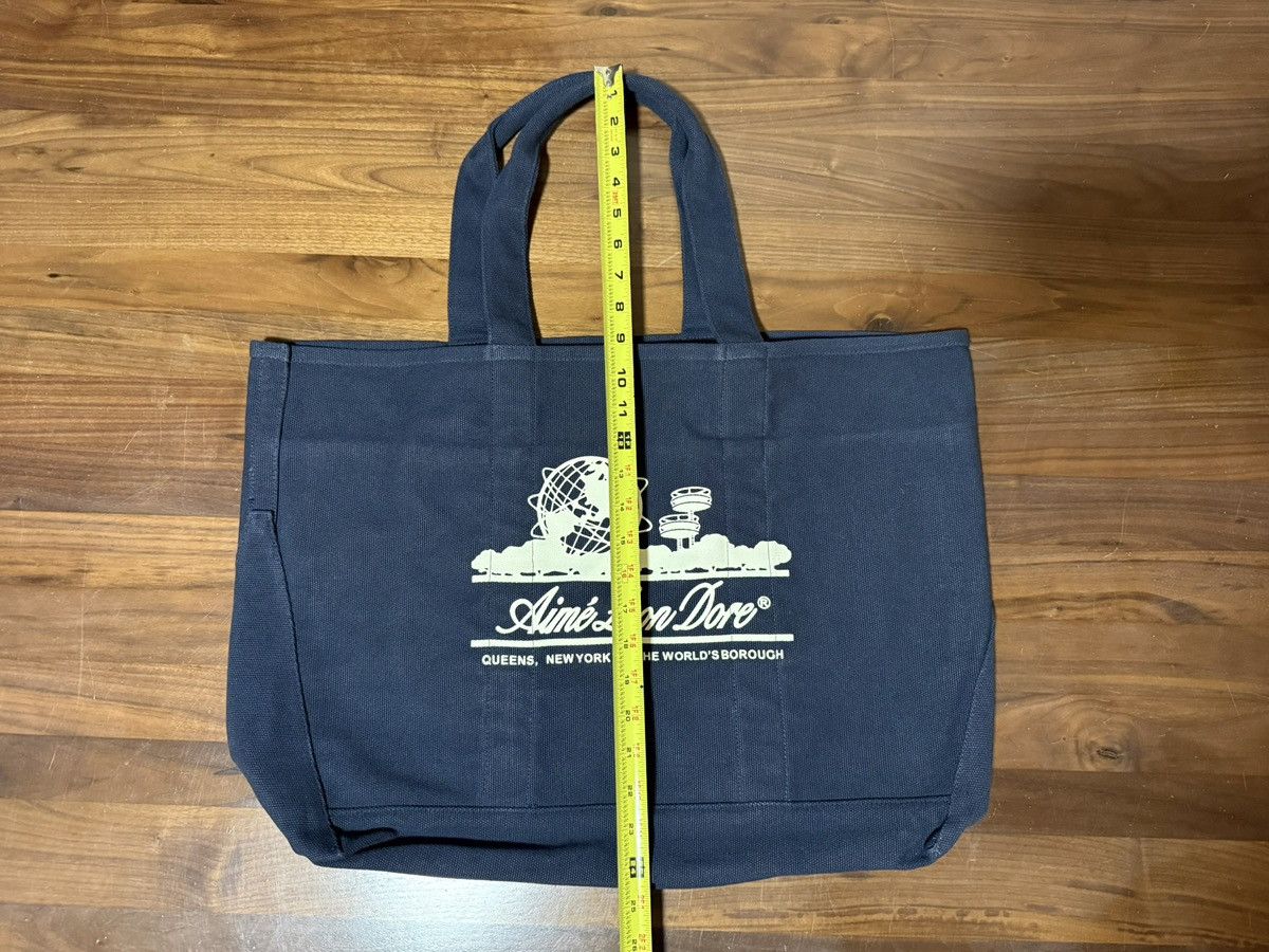 Aime Leon Dore Aime Leon Dore ALD Large Unisphere Tote Bag Logo Canvas Navy Size ONE SIZE - 2 Thumbnail