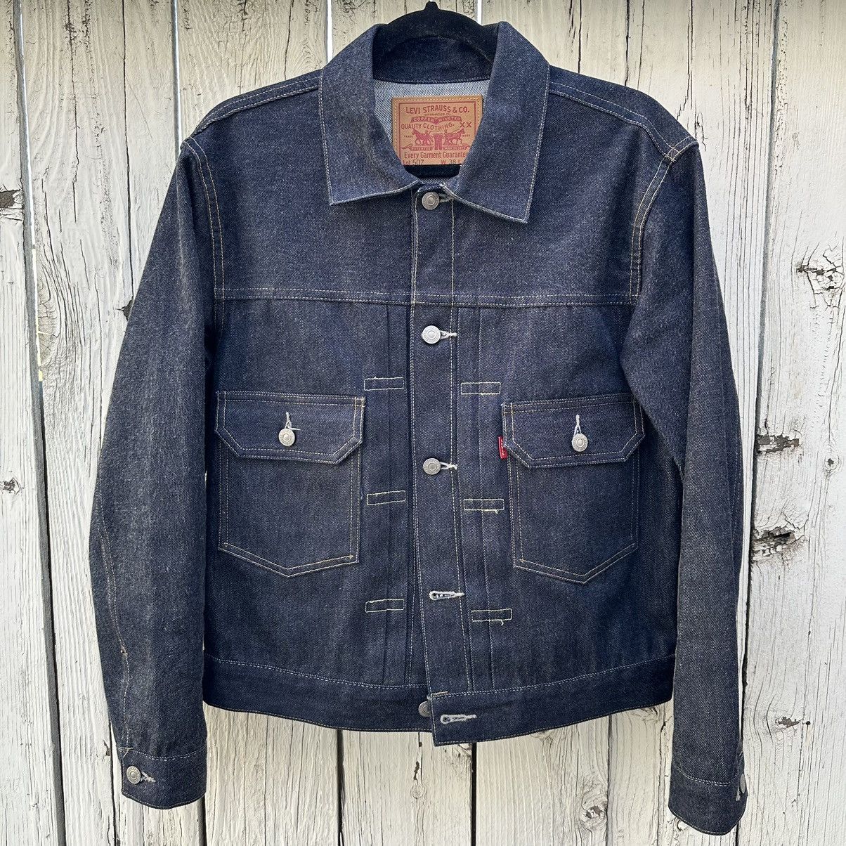 Veste Levi's LVC Type II 1953 - Denim Selvedge Rigide Made In Japan - Taille L Neuf