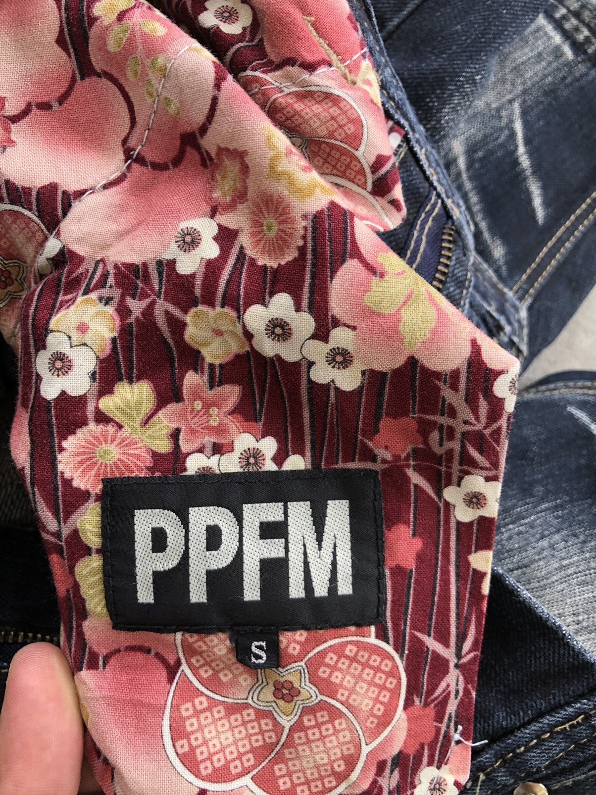PPFM PPFM Double Waist Distressed Jeans Size US 31 - 14 Thumbnail