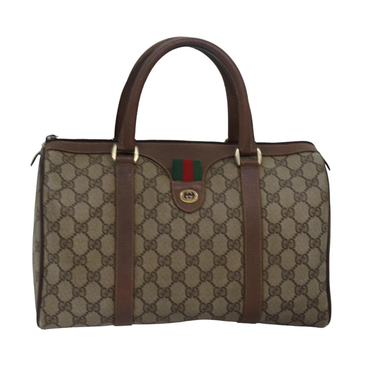 Gucci Gg Canvas Beige Canvas Handbag (Pre-Owned) Size ONE SIZE - 1 Thumbnail