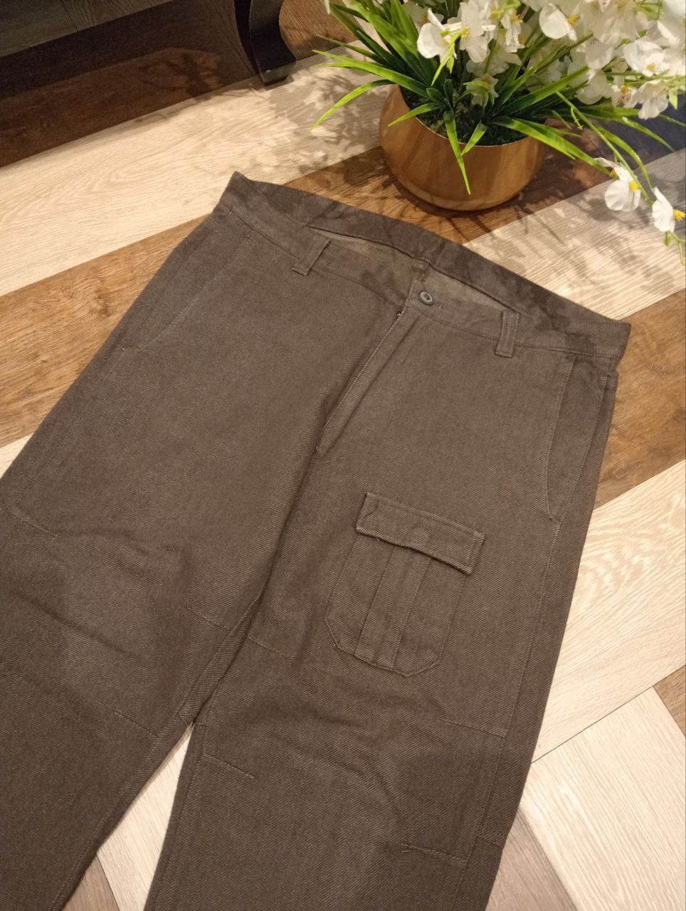 Japanese Brand JAPANESE PROHIBIT COTTON WOOL VINTAGE PANTS - SIZE L Size US 34 / EU 50 - 5 Thumbnail