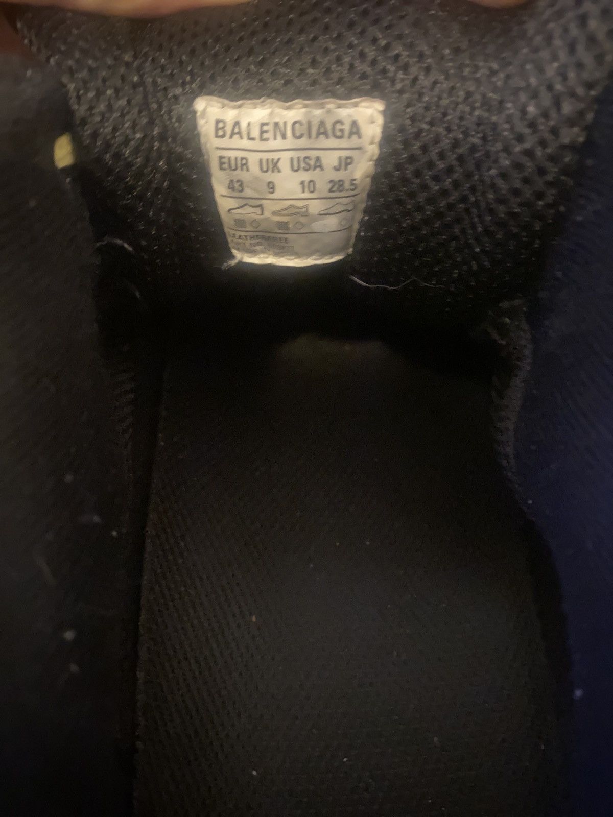 Balenciaga Balenciaga X-Pander Black/Yellow Size US 9.5 / EU 42-43 - 7 Thumbnail
