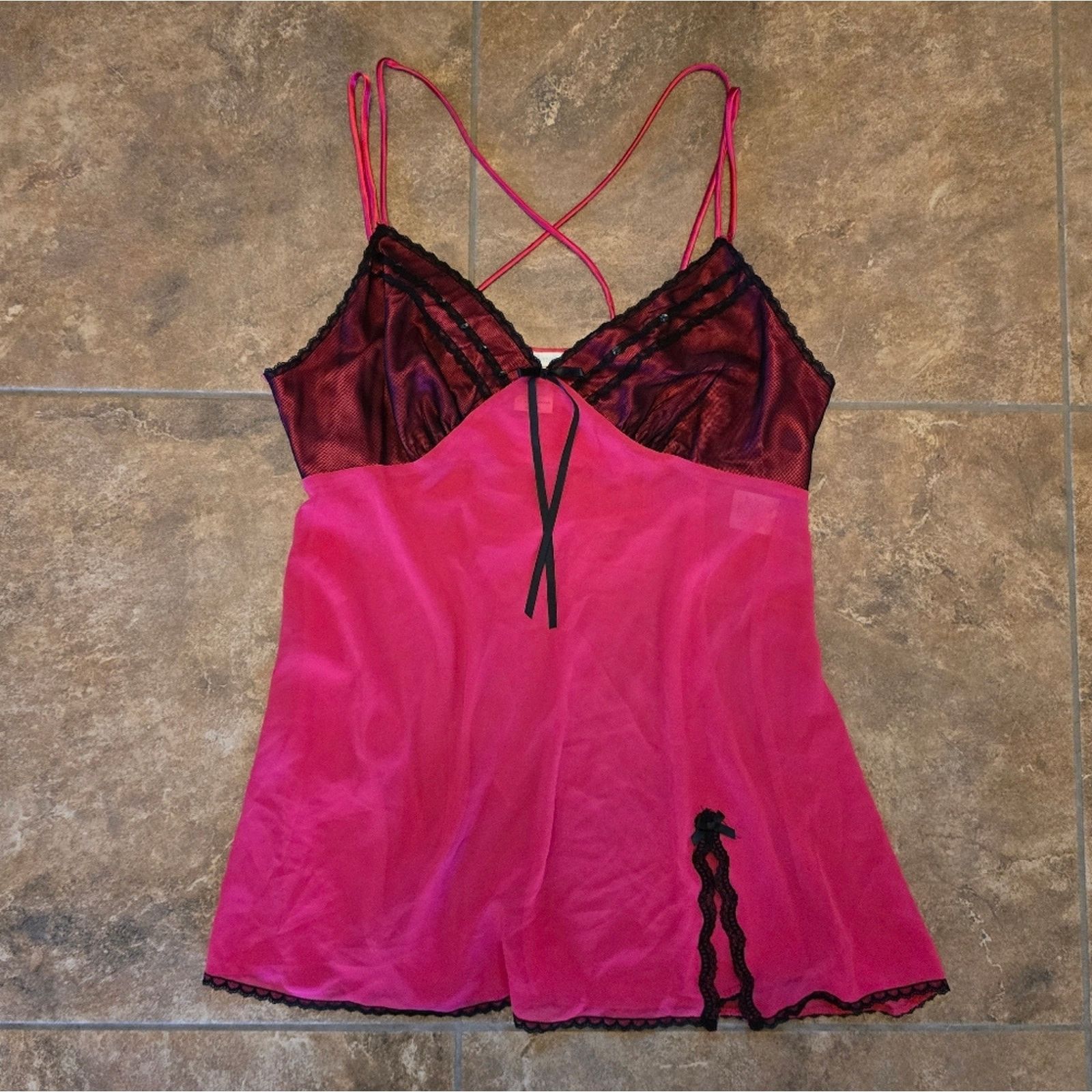 Other Hot Pink | CALIFORNIA DYNASTY | Lingerie Nightie Size ONE SIZE - 1 Thumbnail