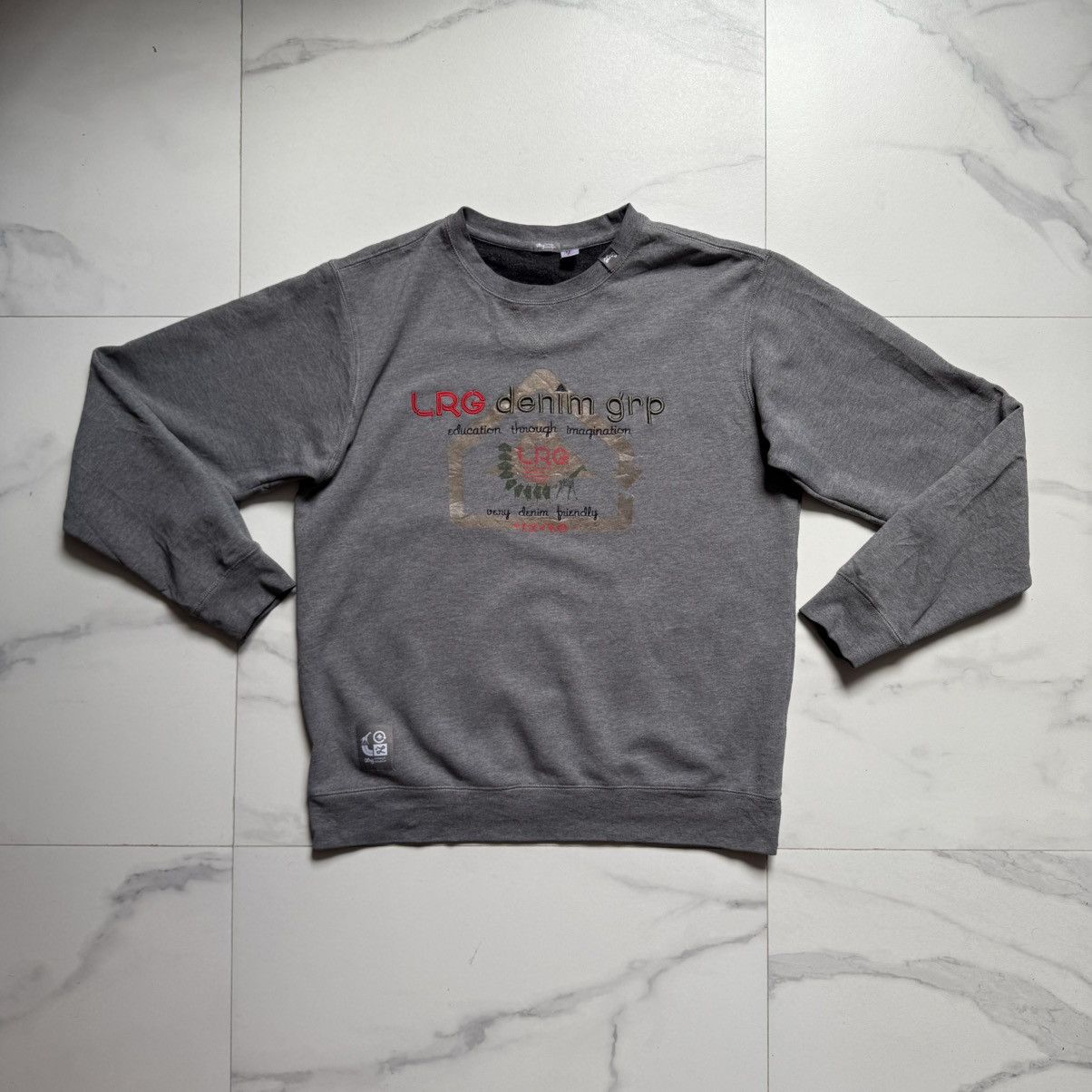 LRG LRG Denim Grp Education Through Imagination Sweat Size US L / EU 52-54 / 3 - 2 Thumbnail