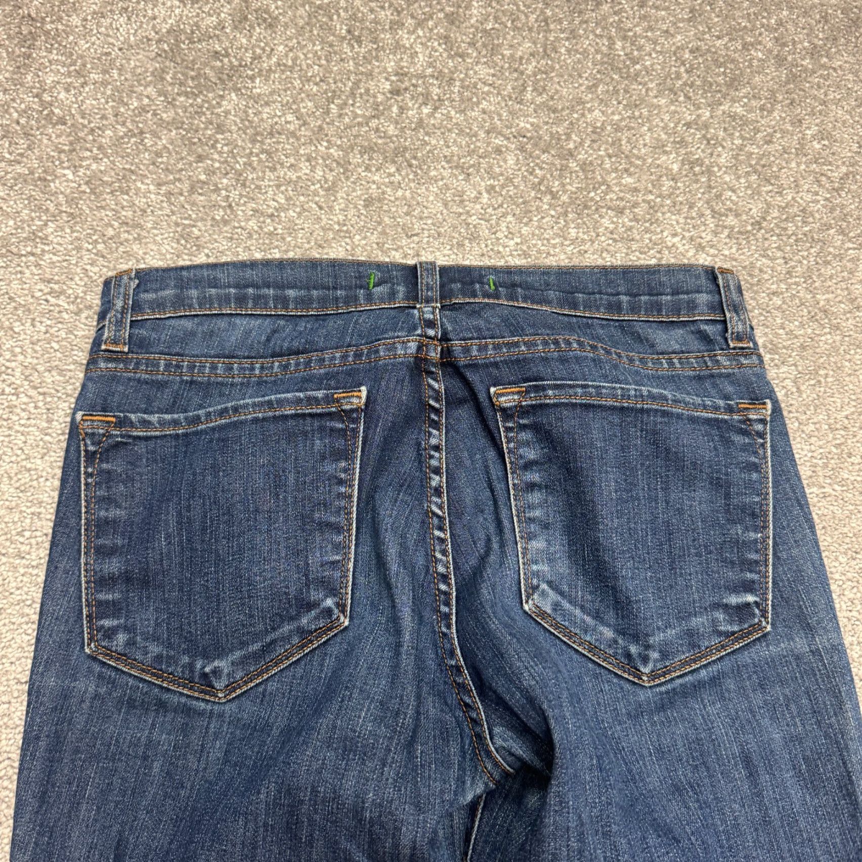 J Brand J Brand 811 Pure Skinny Jeans Womens 27 Denim Dark Wash Mid Rise Stretch 5-Pocket Blue Cotton Blend Jeans Mens Womens Girls? Size 27" / US 4 / IT 40 - 4 Thumbnail