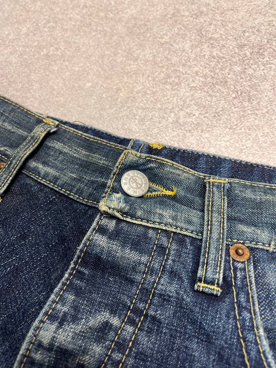 Japanese Brand × Michiko Koshino × Vintage VINTAGE MICHIKO KOSHINO YEN JEANS AVANTGARDE JAPANESE PANTS Size US 32 / EU 48 - 6 Thumbnail