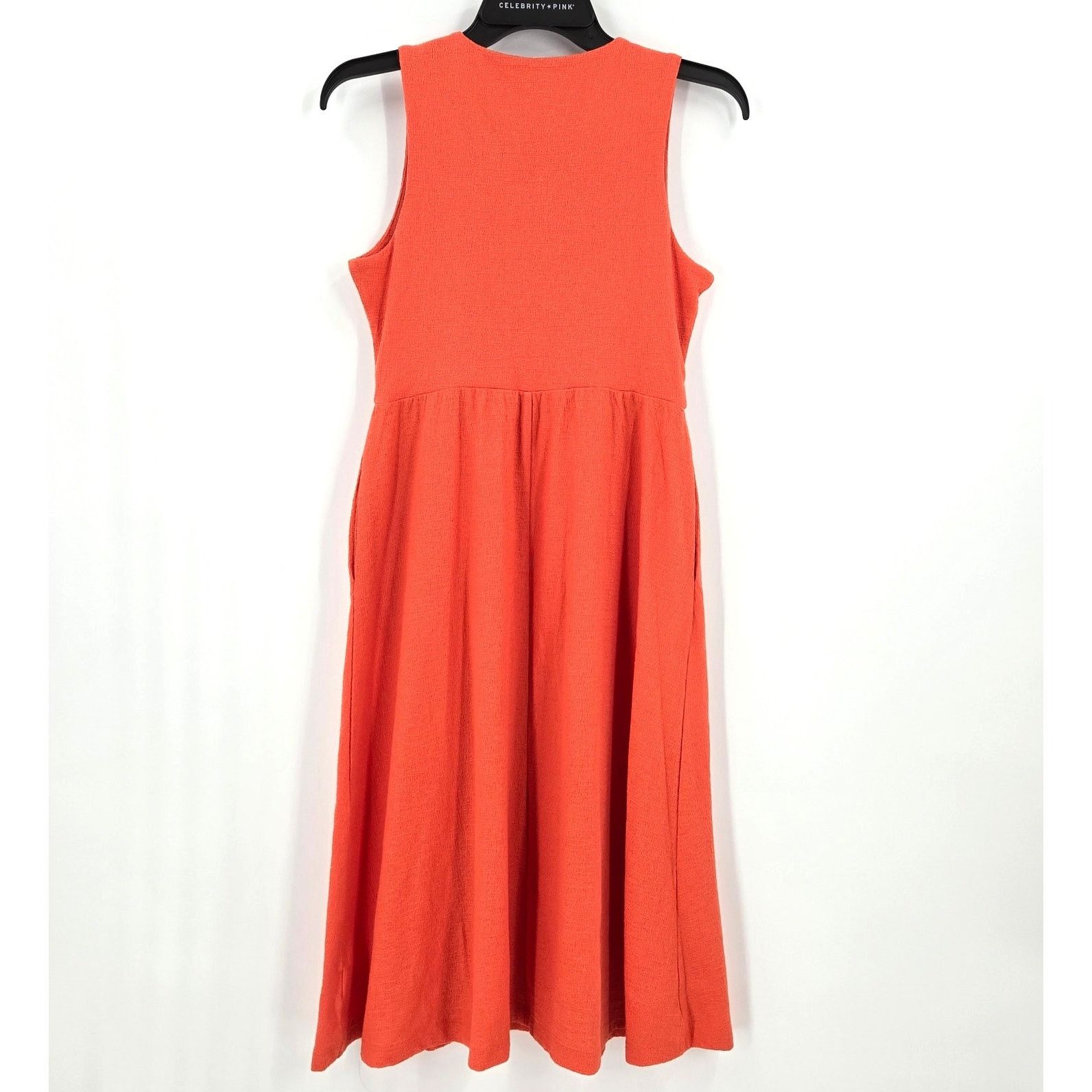 Other Draper James RSVP Sleeveless Textured Knitted Midi Dress Size XS / US 0-2 / IT 36-38 - 2 Thumbnail