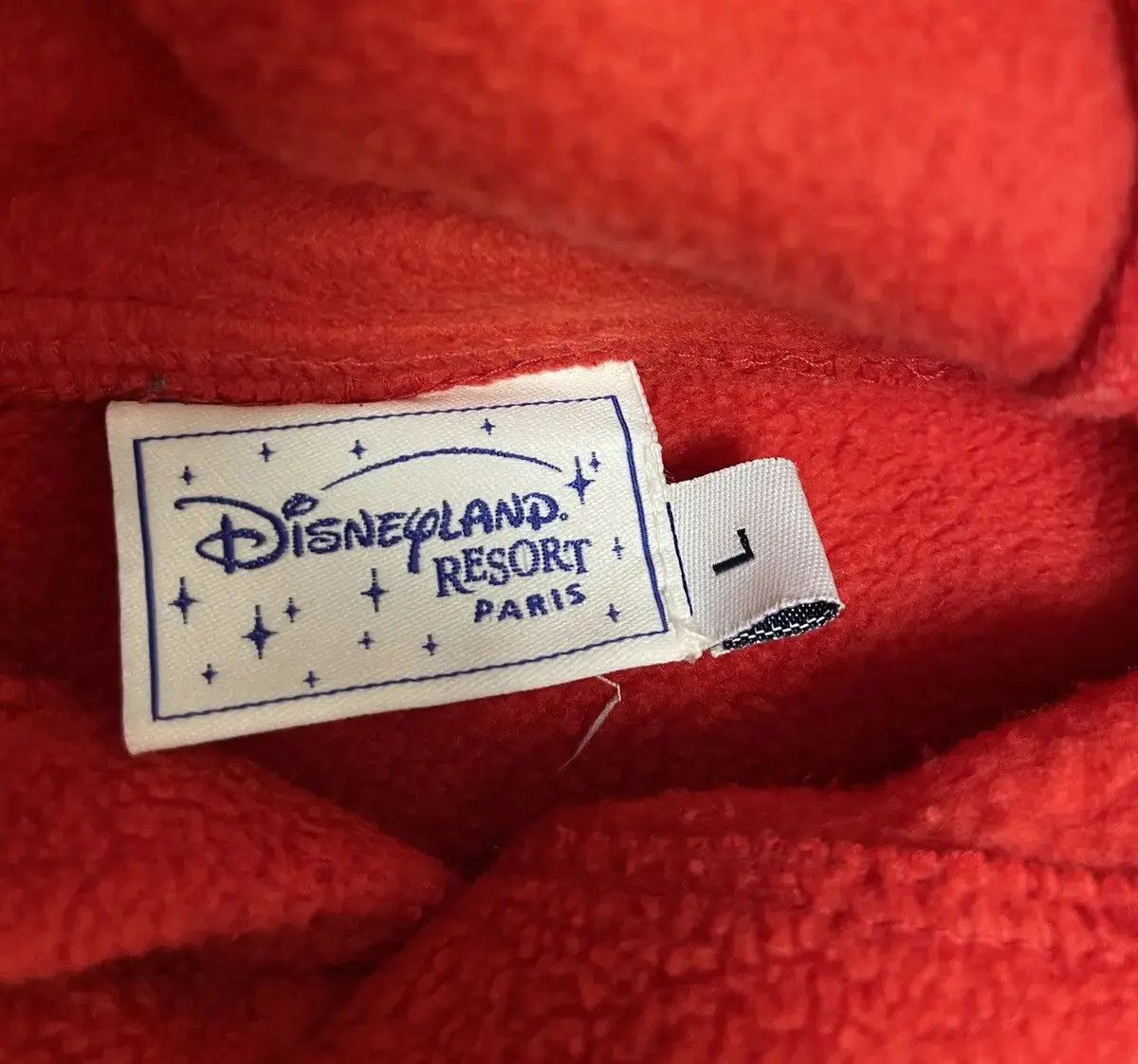 Disney Vintage Disney Paris Fleece Hoodie Lovable Winnie Pooh Red L Size US L / EU 52-54 / 3 - 4 Thumbnail