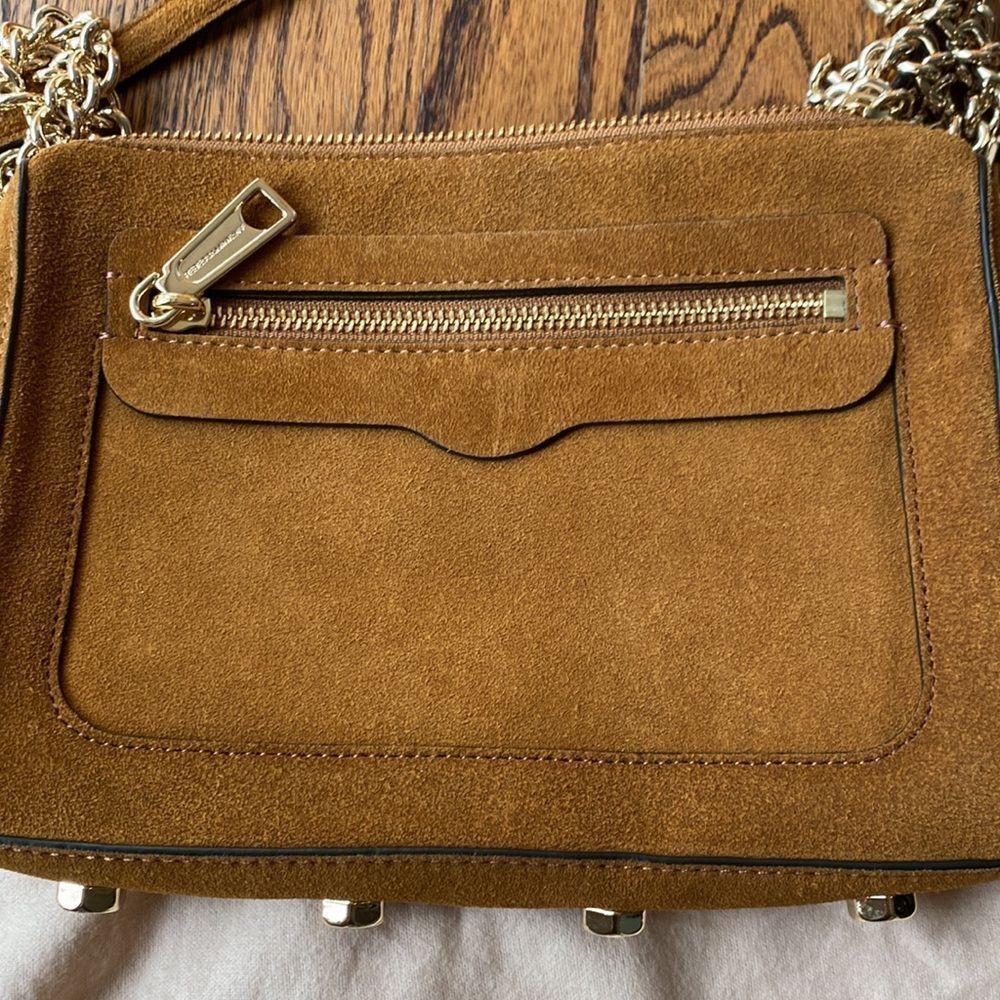Rebecca Minkoff Rebecca Minkoff Women’s Crossbody Bag Suede Leather Metal C Size ONE SIZE - 3 Thumbnail