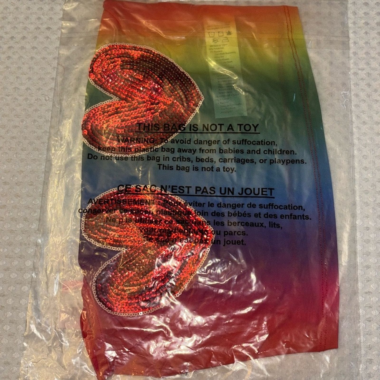 Iron Fist Iron Fist SOMEWHERE Rainbow Sequin Heart Sheer Crop Tank Top Size M / US 6-8 / IT 42-44 - 13 Thumbnail