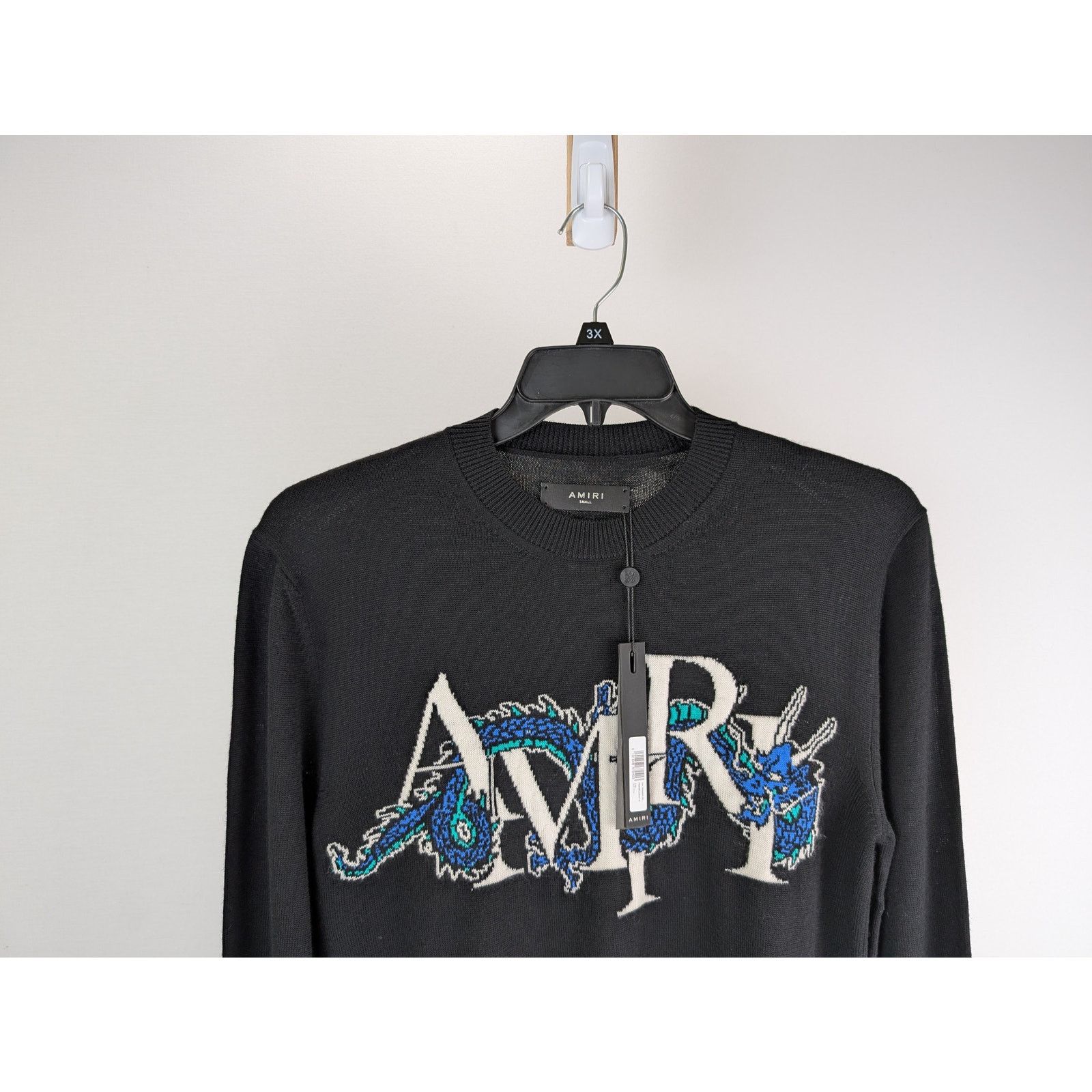 Amiri o1rshd1 CNY Dragon Crewneck Sweatshirt in Black Size US S / EU 44-46 / 1 - 3 Thumbnail