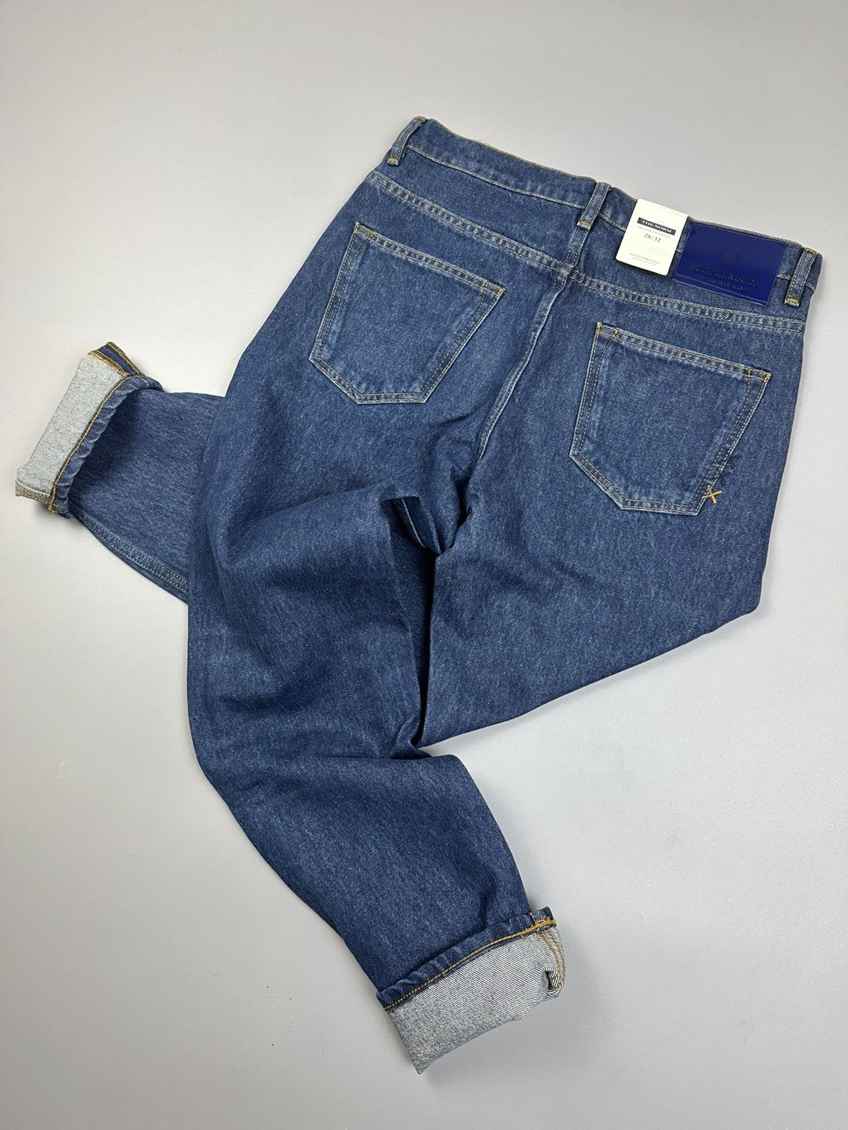 Scotch & Soda Solid Blue Relaxed Fit Jeans Scotch&Soda 28w Size US 28 / EU 44 - 1 Thumbnail