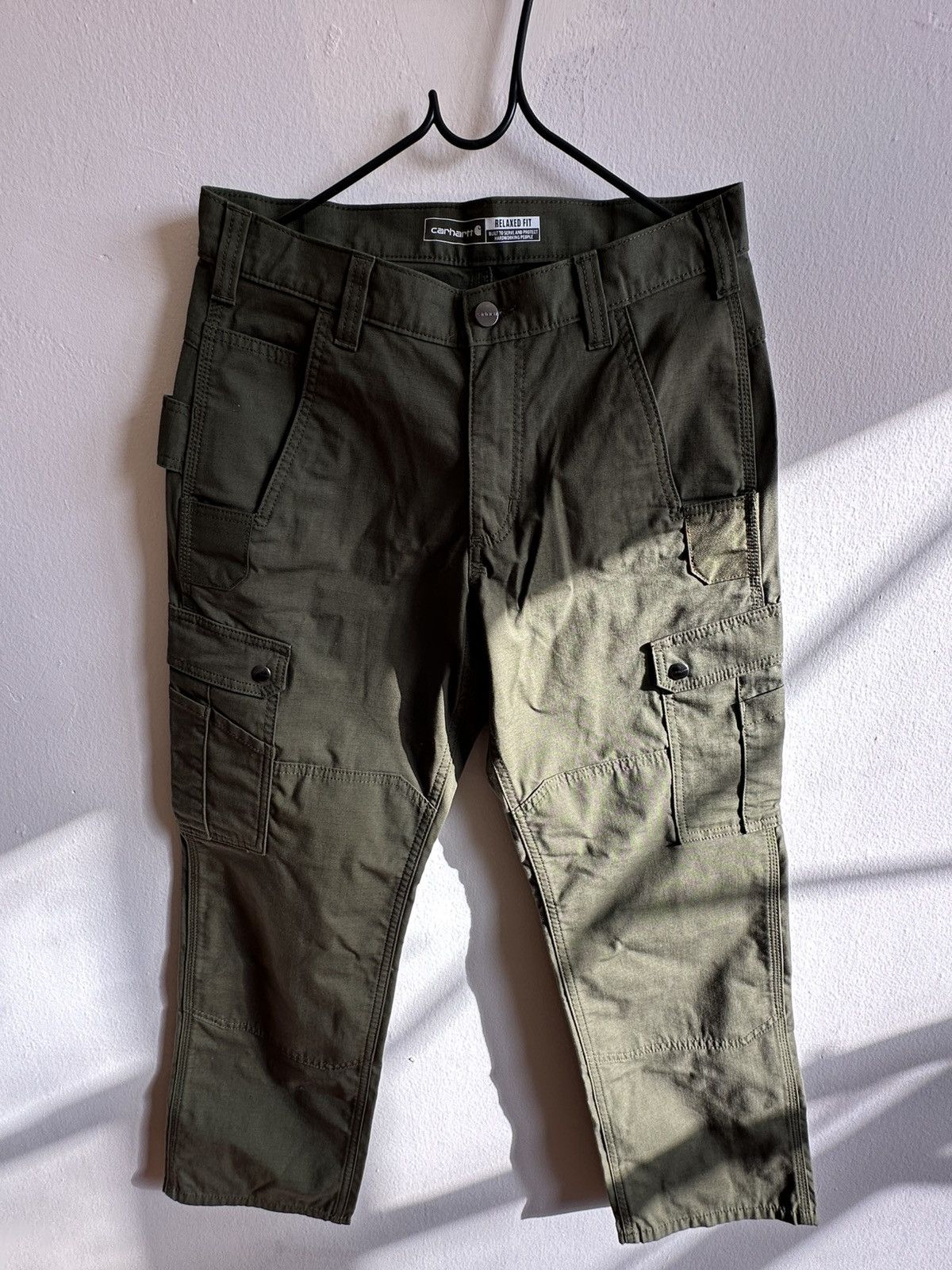 Carhartt Carhartt Green Cargo Work Pants Size US 30 / EU 46 - 1 Thumbnail