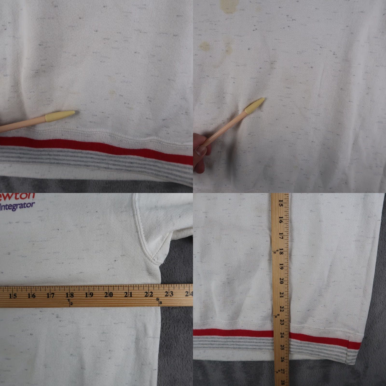 Vintage VINTAGE 90s Tech Computer Vertical Newton System Crewneck Sweatshirt L Gray Cotton Blend Logo Men Shirt/Good condition Size US L / EU 52-54 / 3 - 9 Thumbnail