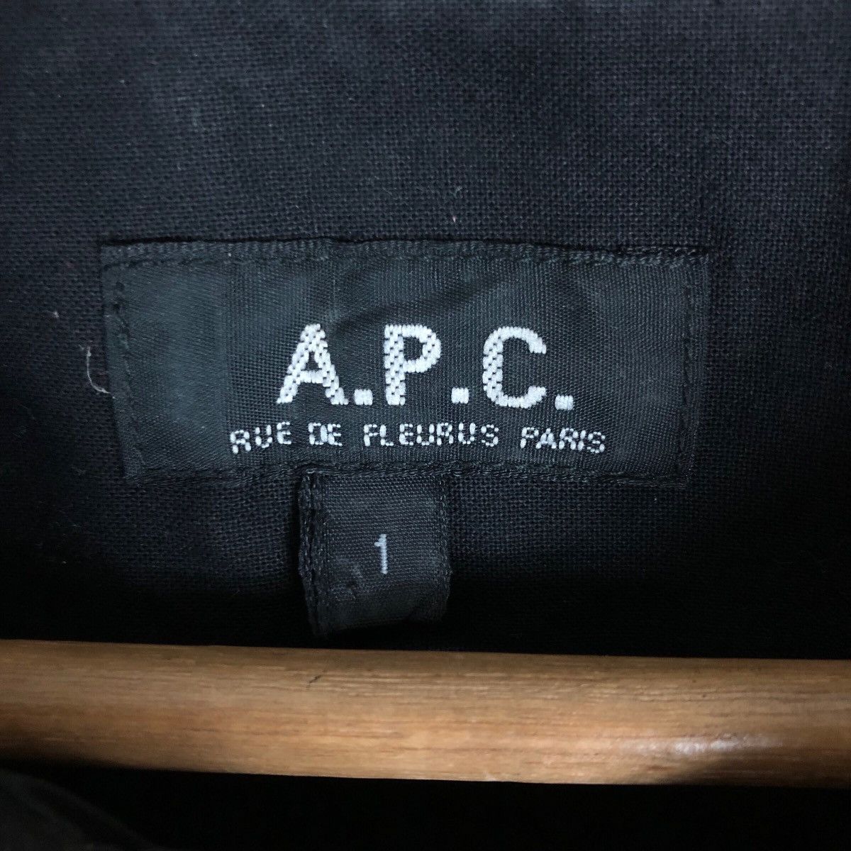 A.P.C. Vintage A.P.C. Studer Spell Out Snap Button Jacket Size US L / EU 52-54 / 3 - 7 Thumbnail