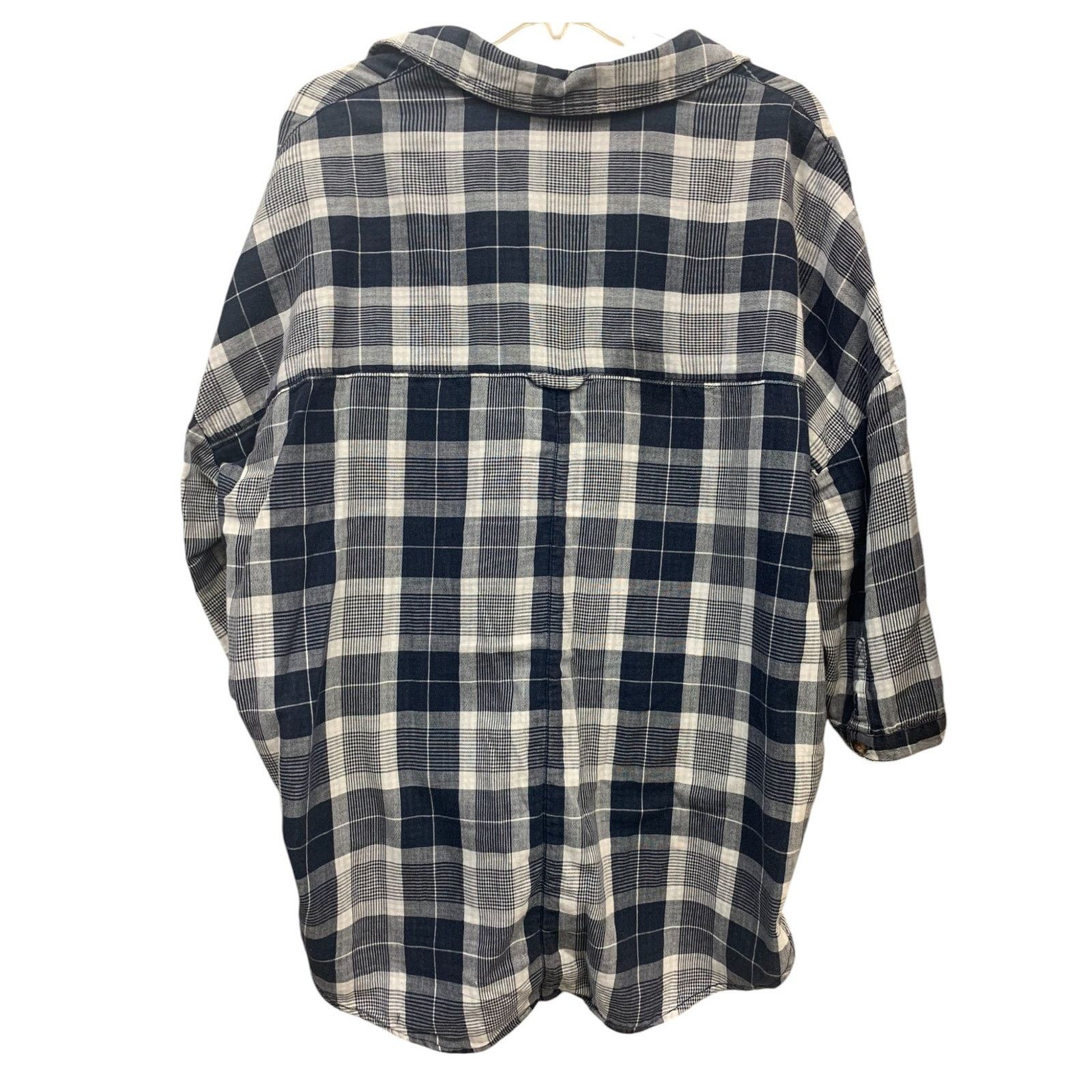 Anthropologie Anthropologie Pilcro Plaid Boyfriend Button Down Shirt SZ S Size S / US 4 / IT 40 - 3 Thumbnail