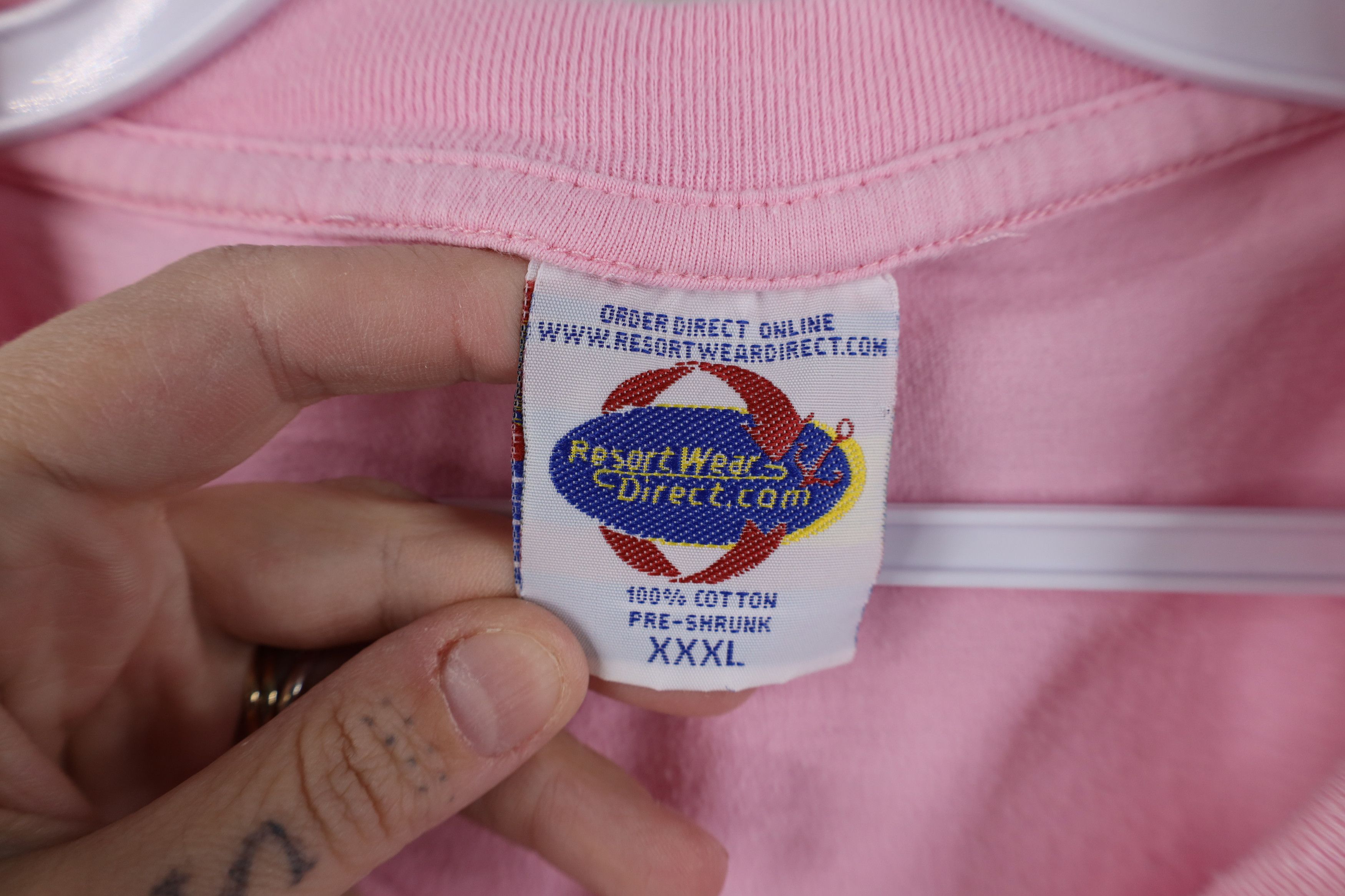 Vintage Vintage 90s Y2K Streetwear Nassau Bahamas Dolphin T-Shirt Size 3XL / US 20-22 - 8 Thumbnail