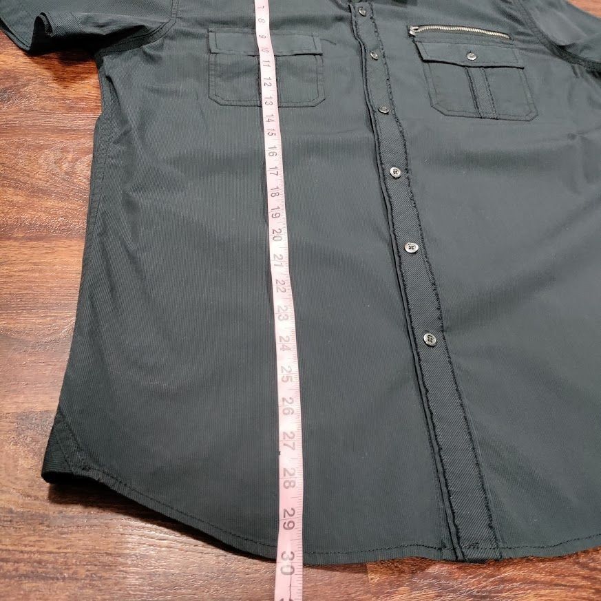 Rock & Republic Rock & Republic Downtown Cool Iconic Button Front Shirt Navy Size US L / EU 52-54 / 3 - 8 Thumbnail