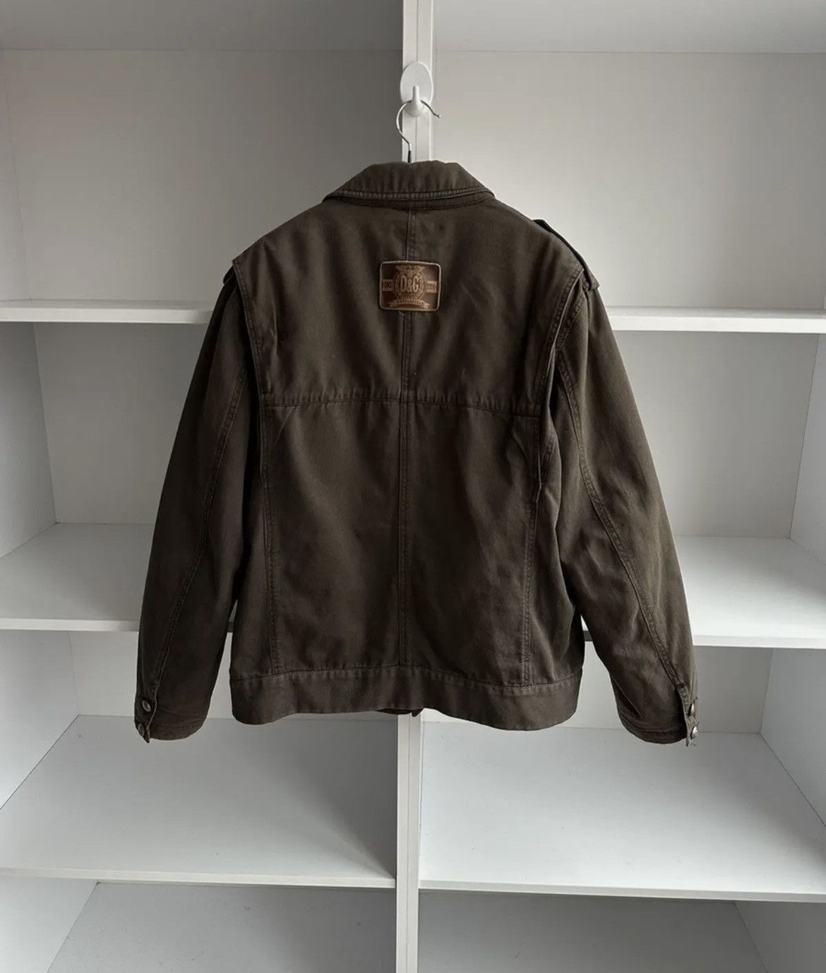 Dolce & Gabbana Vintage Dolce&Gabbana Archival Military Cargo Khaki Jacket Size US L / EU 52-54 / 3 - 5 Thumbnail