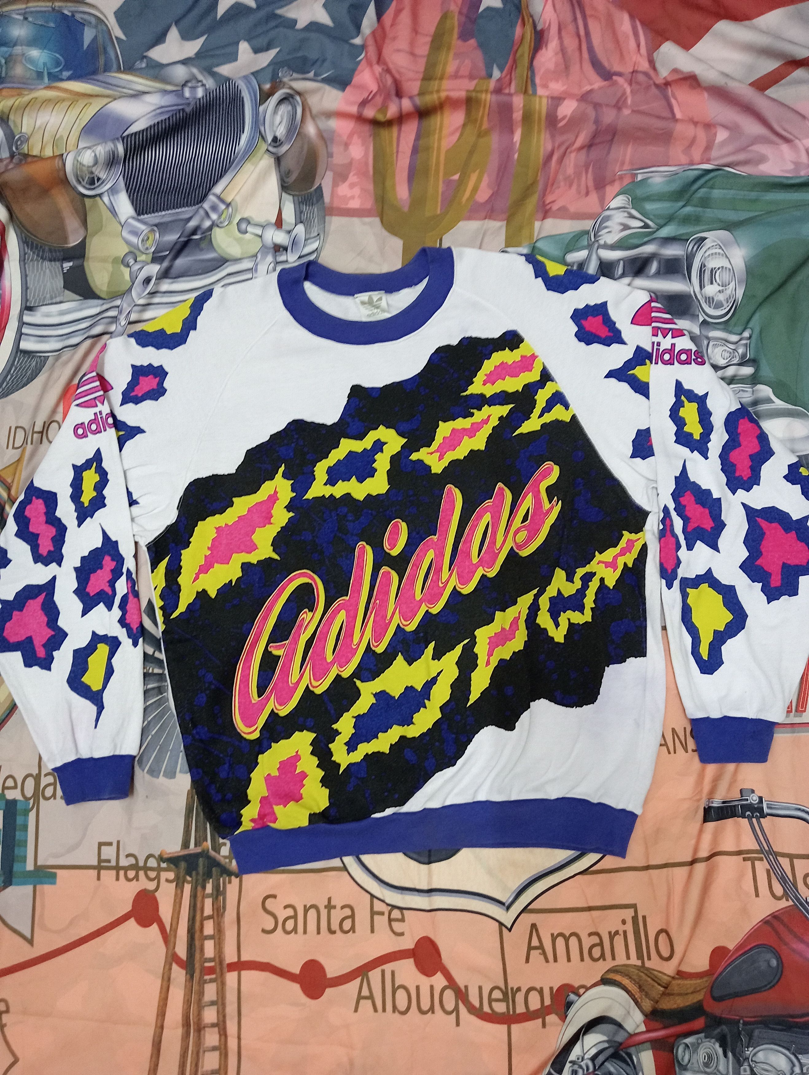 Adidas VTG ADIDAS X SWEATSHIRT Size US L / EU 52-54 / 3 - 1 Thumbnail