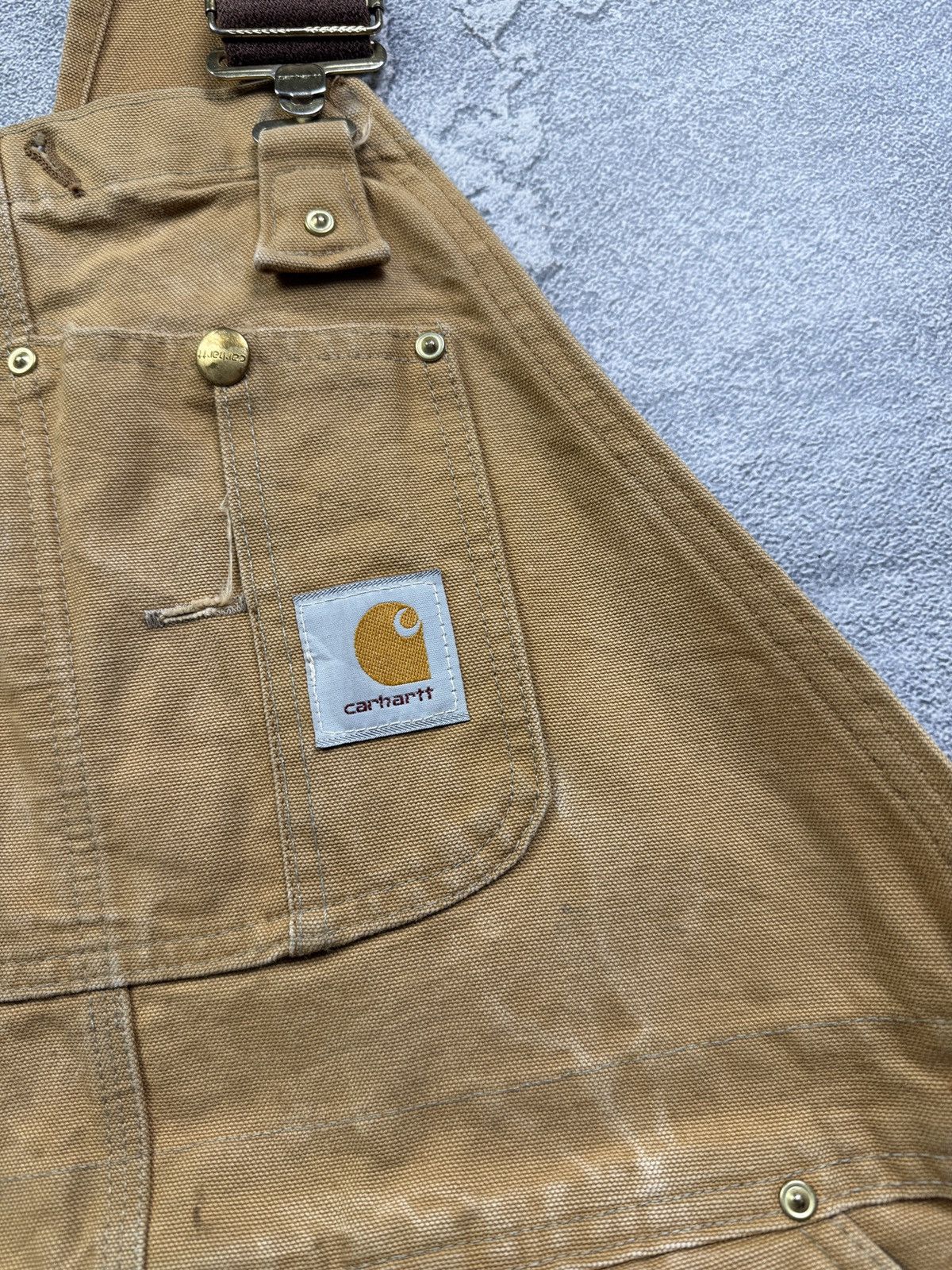 Carhartt VINTAGE Thrashed 80’s Carhartt Overalls Size US 36 / EU 52 - 3 Thumbnail