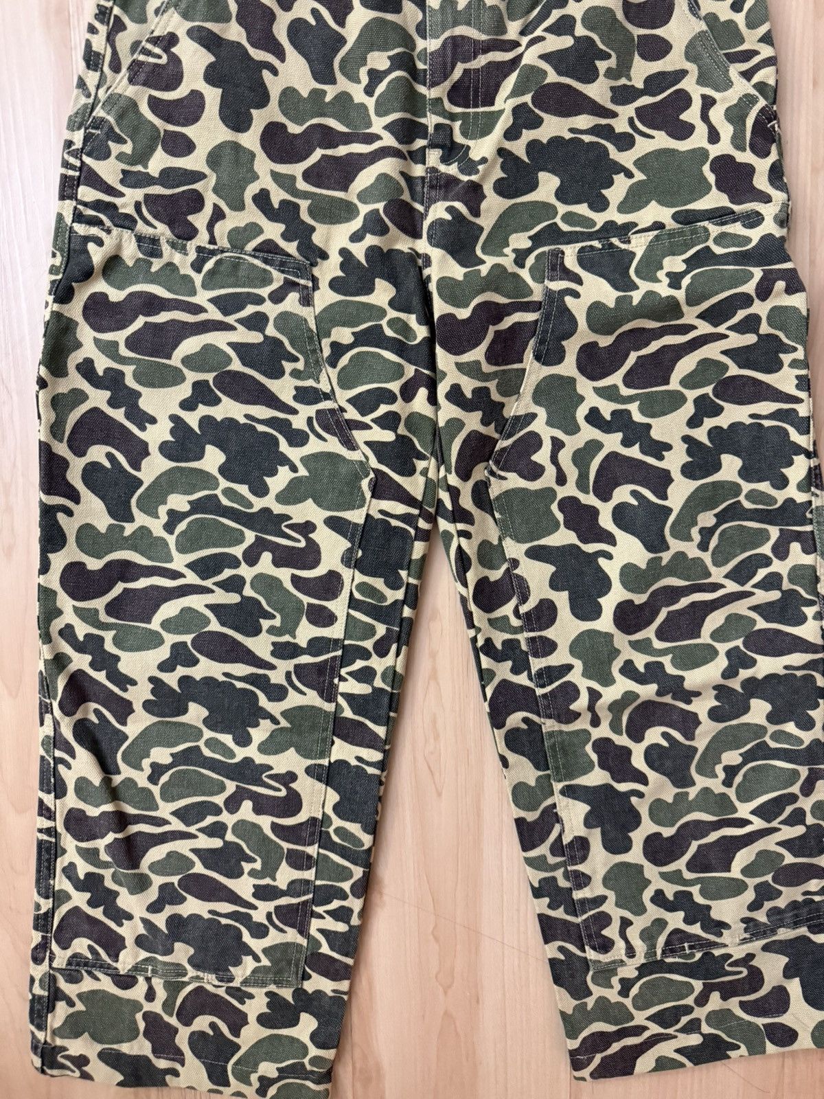 Stussy Stussy Flecktarn Camo Double Knee Denim Jeans Work Pants Size US 32 / EU 48 - 4 Thumbnail