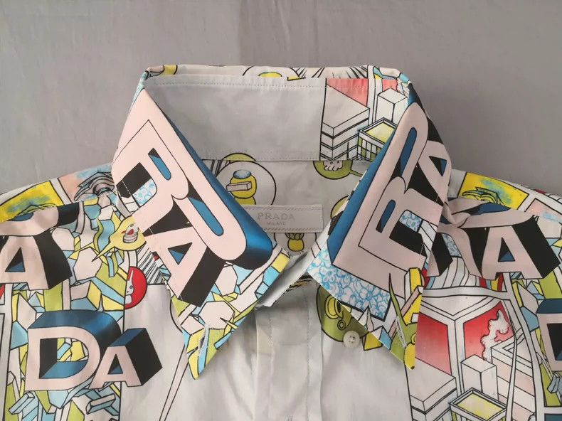 Prada Prada Short-sleeved shirt 2501-Nextarrow Size US S / EU 44-46 / 1 - 2 Thumbnail