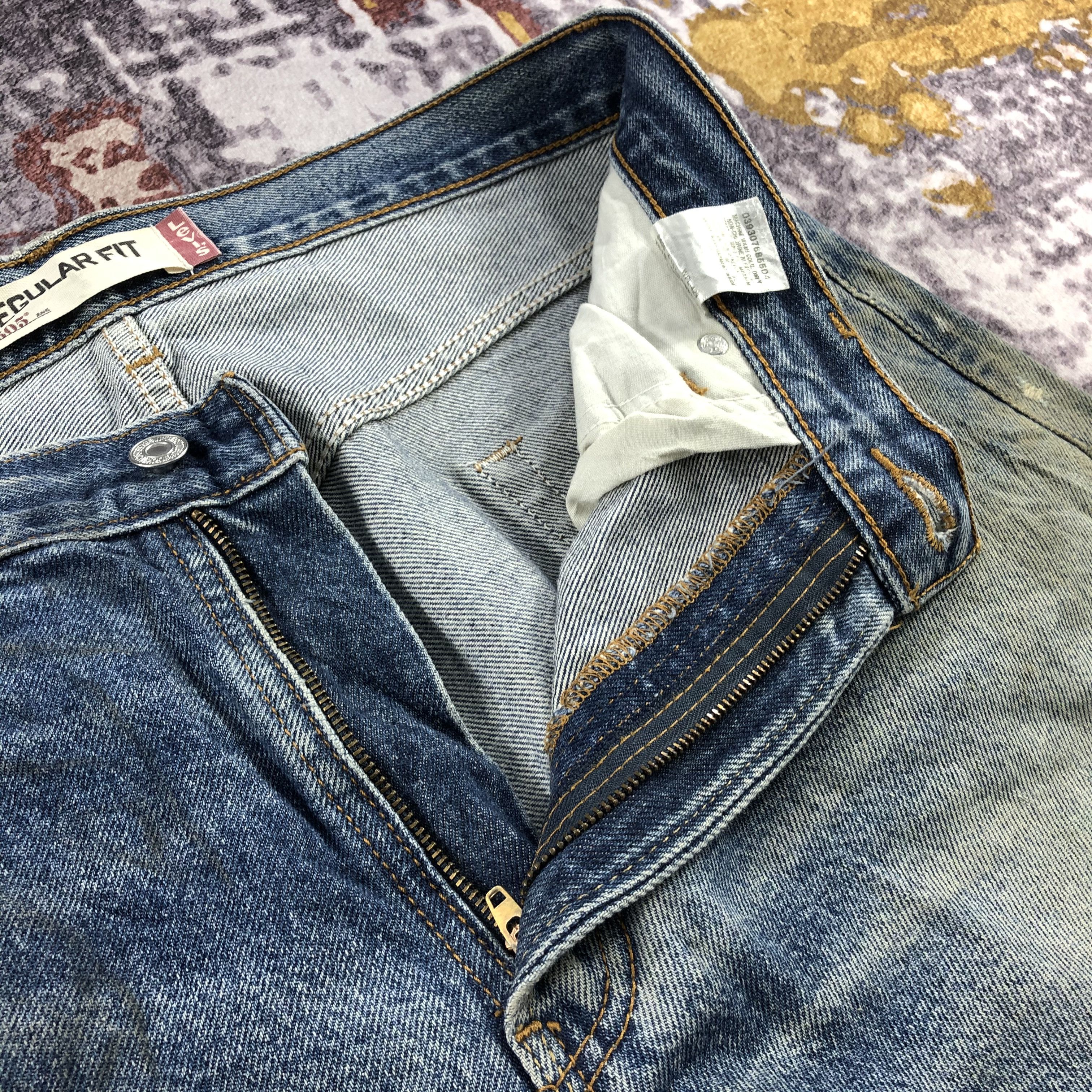 Levi's × Vintage Vintage Blue Wash Levis 505 Jeans-JM2496 Size US 36 / EU 52 - 12 Thumbnail