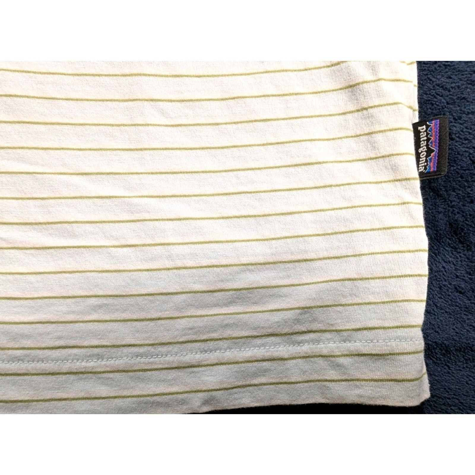 Patagonia Patagonia Polo Shirt Mens XL White Stripe Lightweight Performance Golf Shirt Size US XL / EU 56 / 4 - 4 Thumbnail
