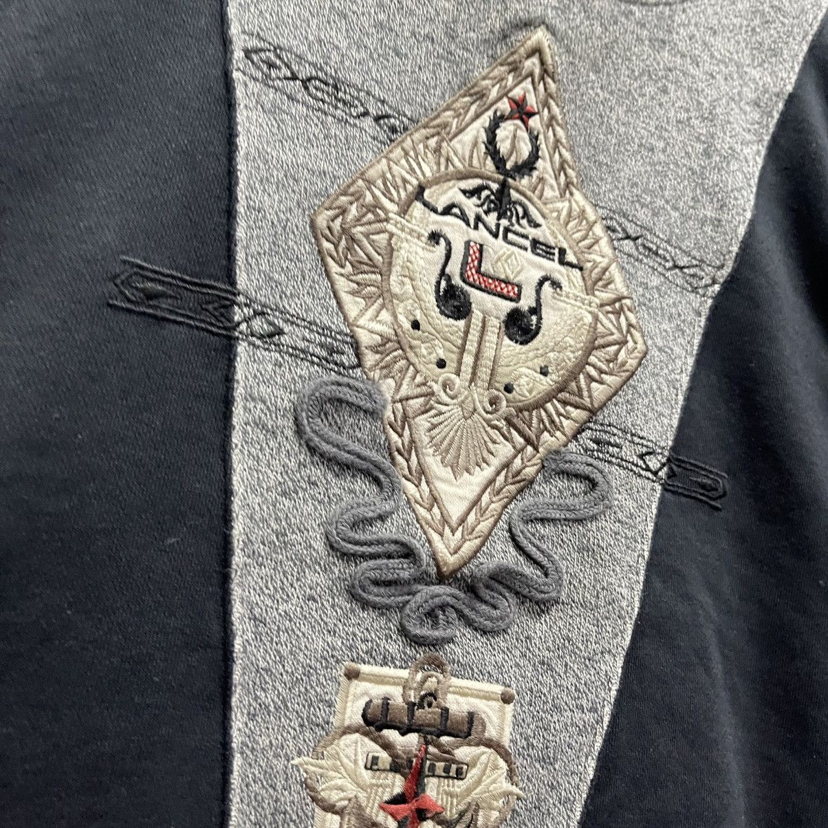 Lancel Early 90s Vintage Lancel Paris Embroidered Sweatshirt Size US M / EU 48-50 / 2 - 4 Thumbnail